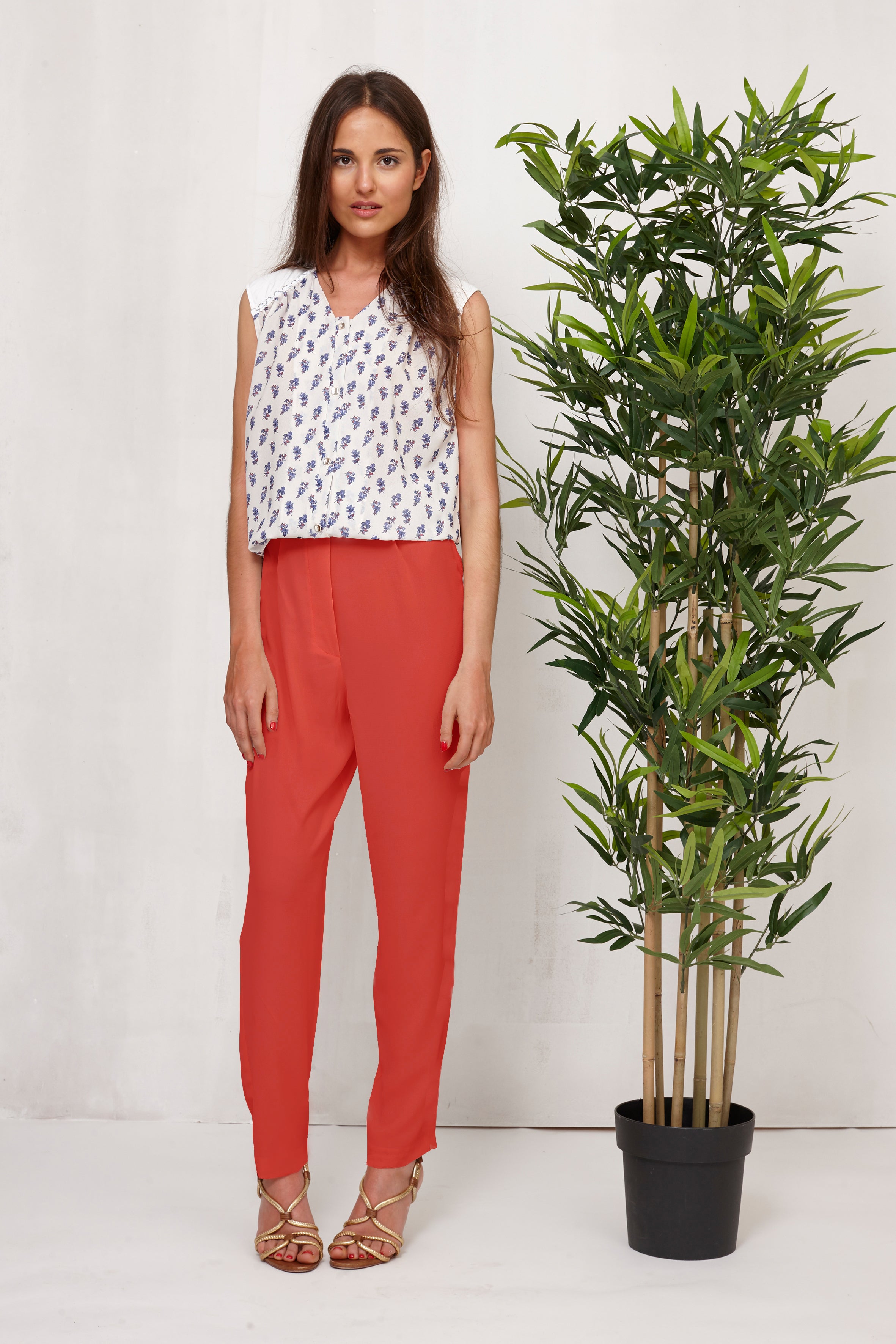 CORAL straight trousers