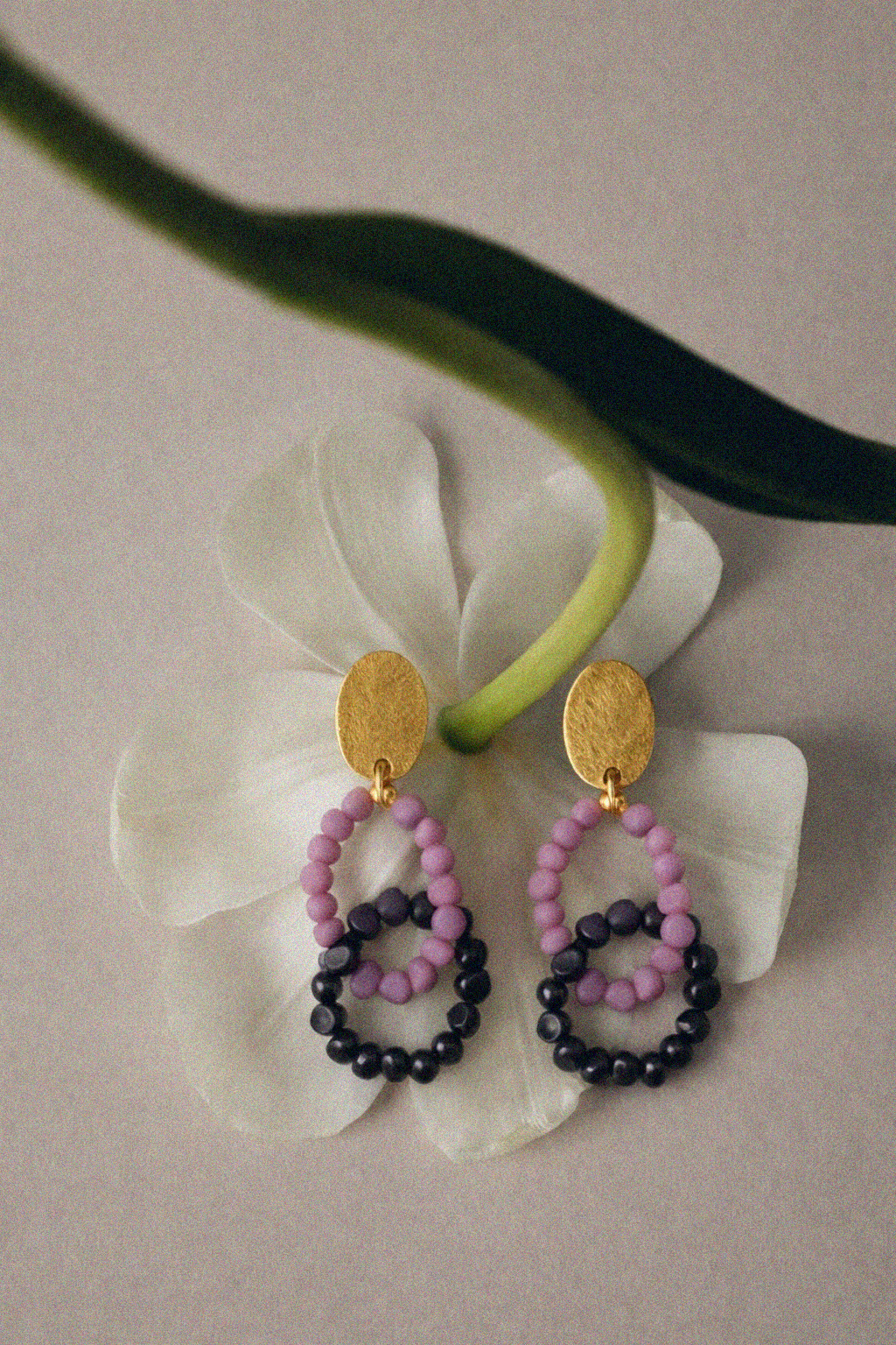 Pendientes yakarta azul