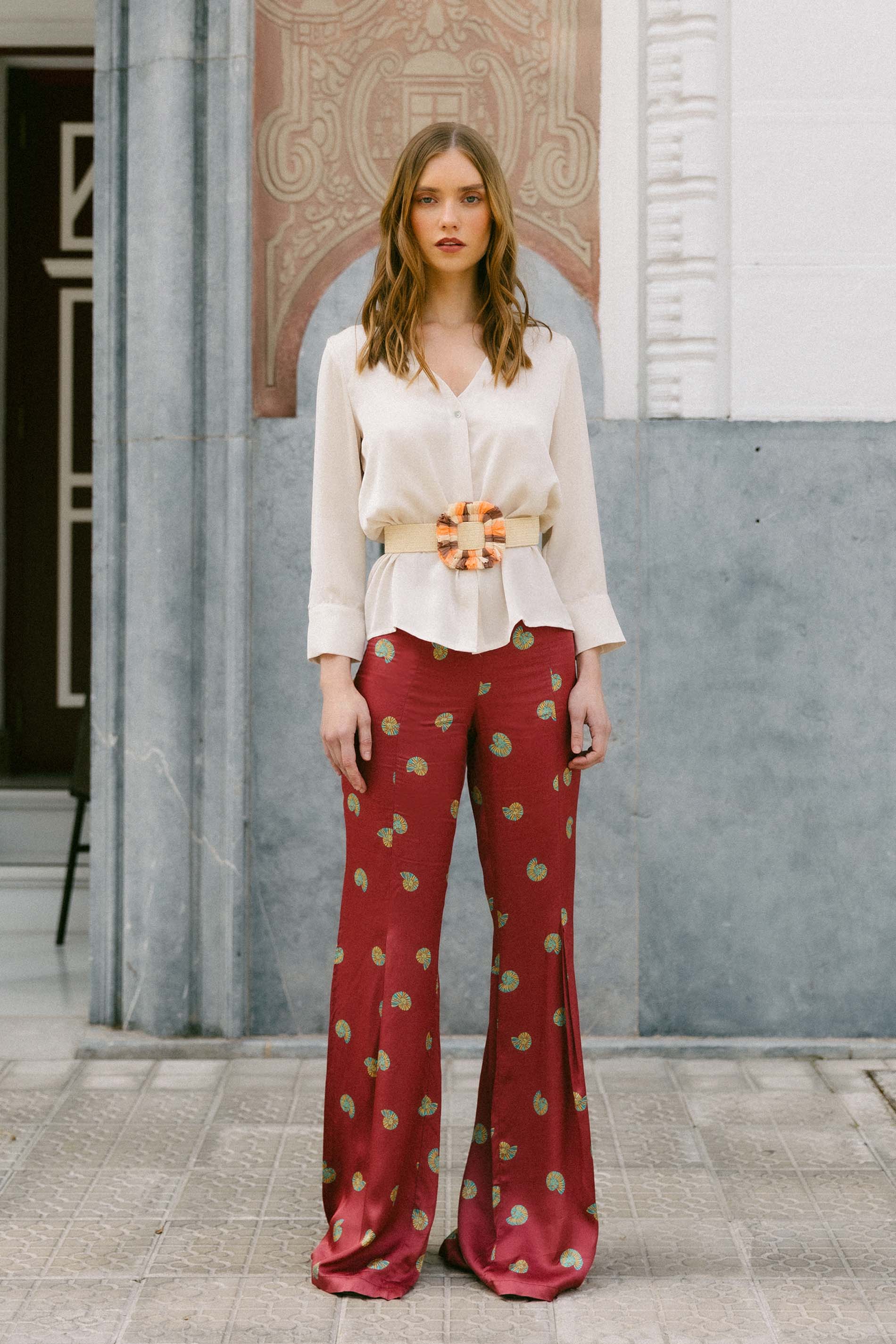 Pantalón estampado cARACOLA