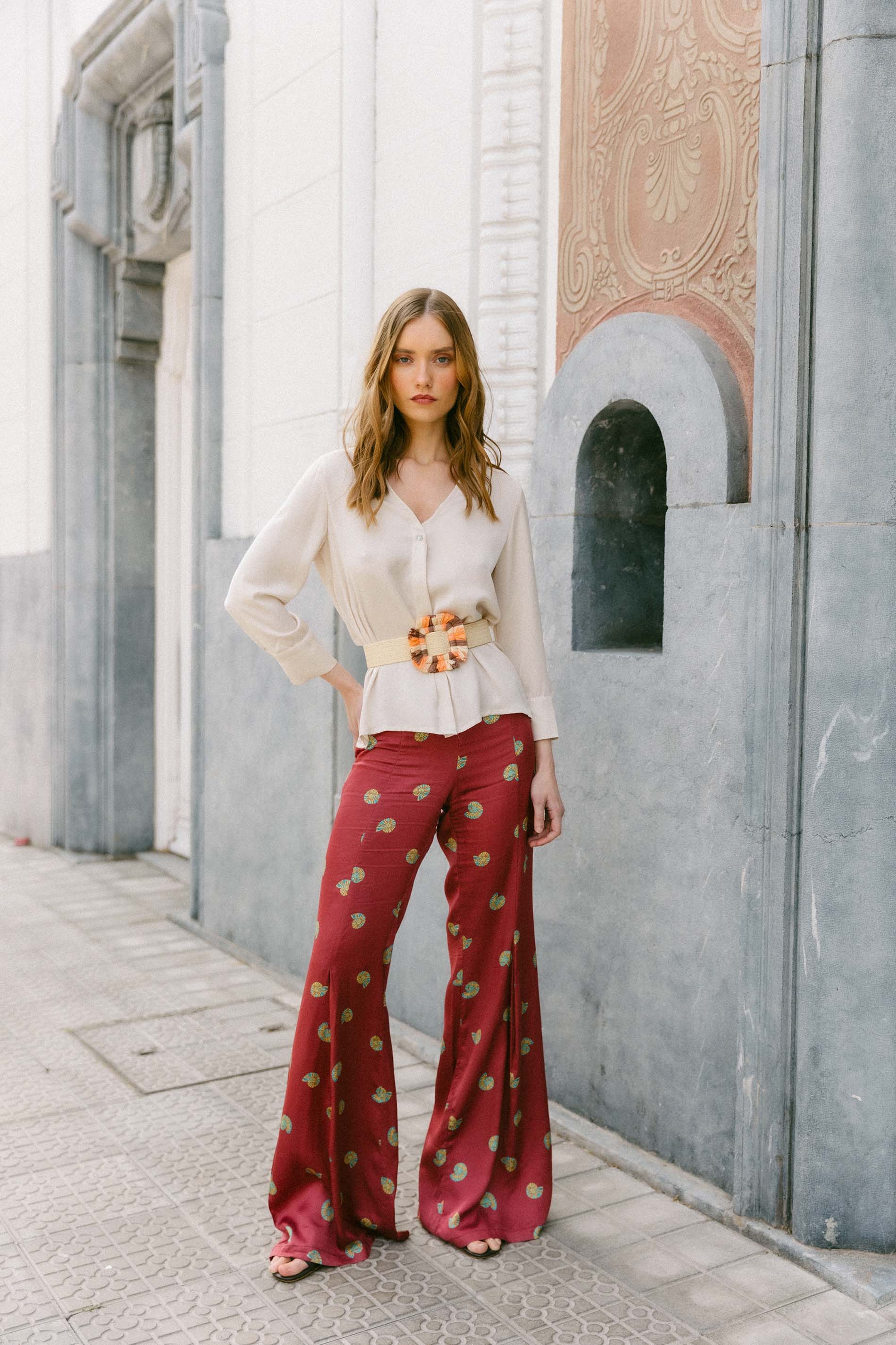 Pantalón estampado cARACOLA