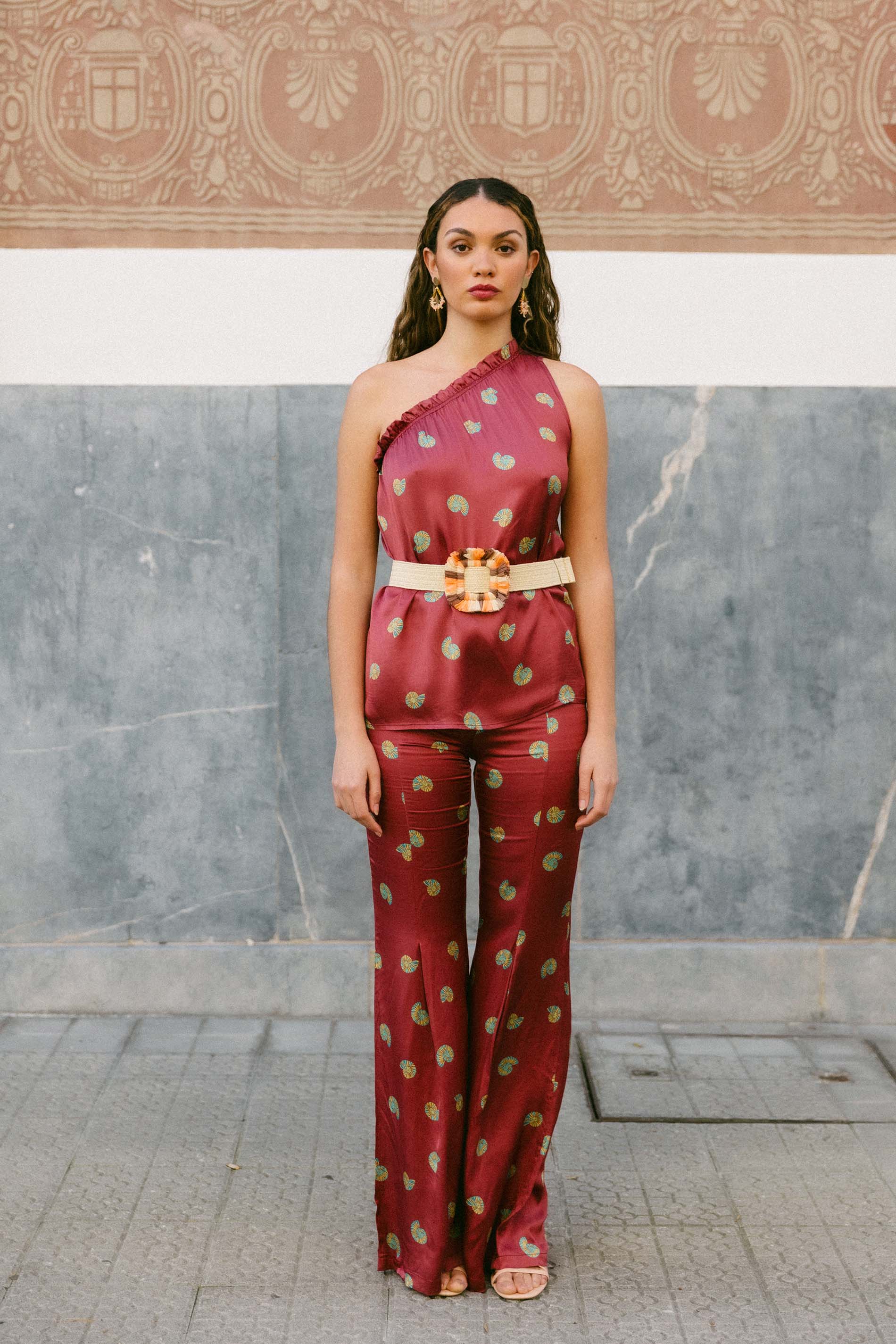 Pantalón estampado cARACOLA