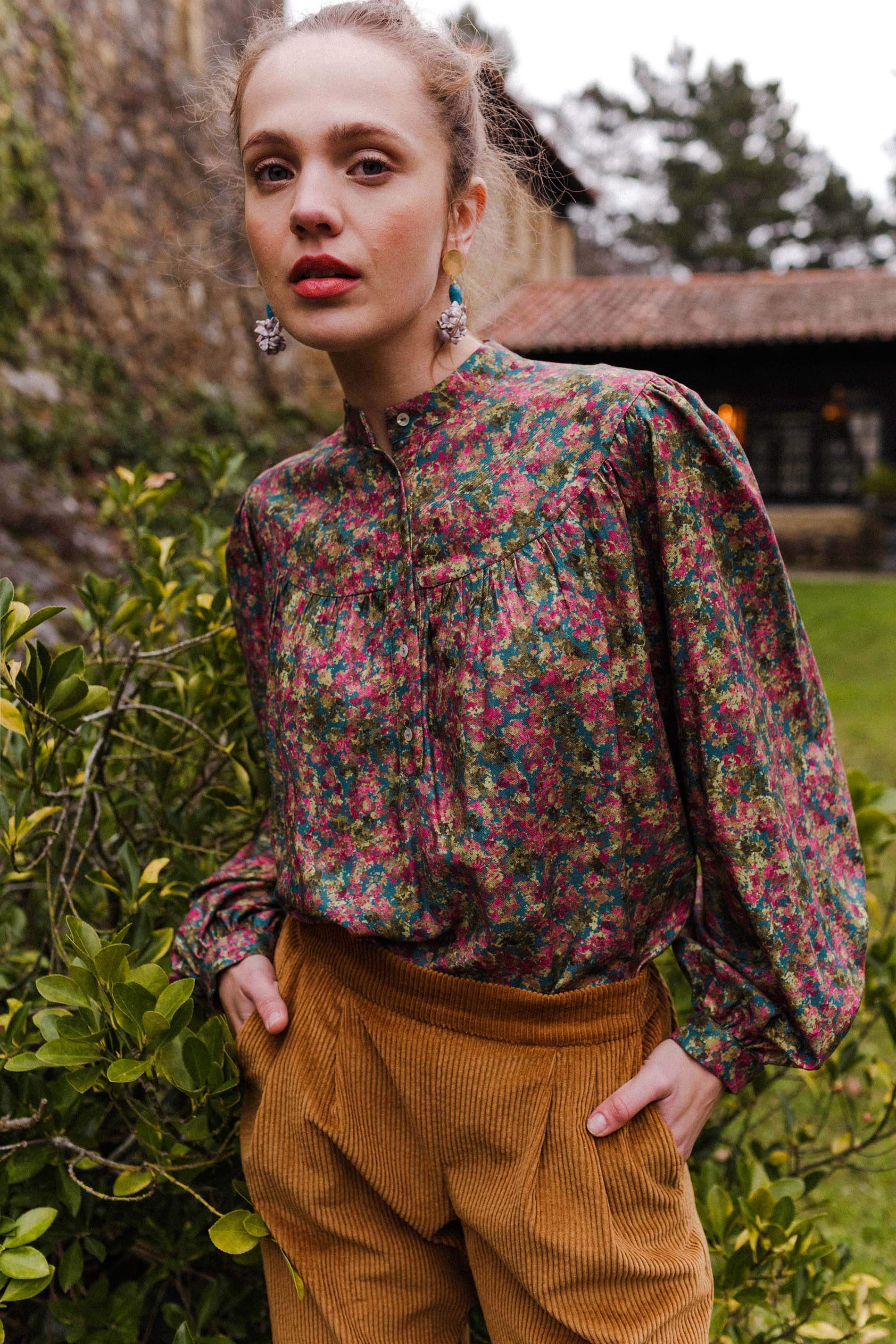 Blusa CENIA mini flower