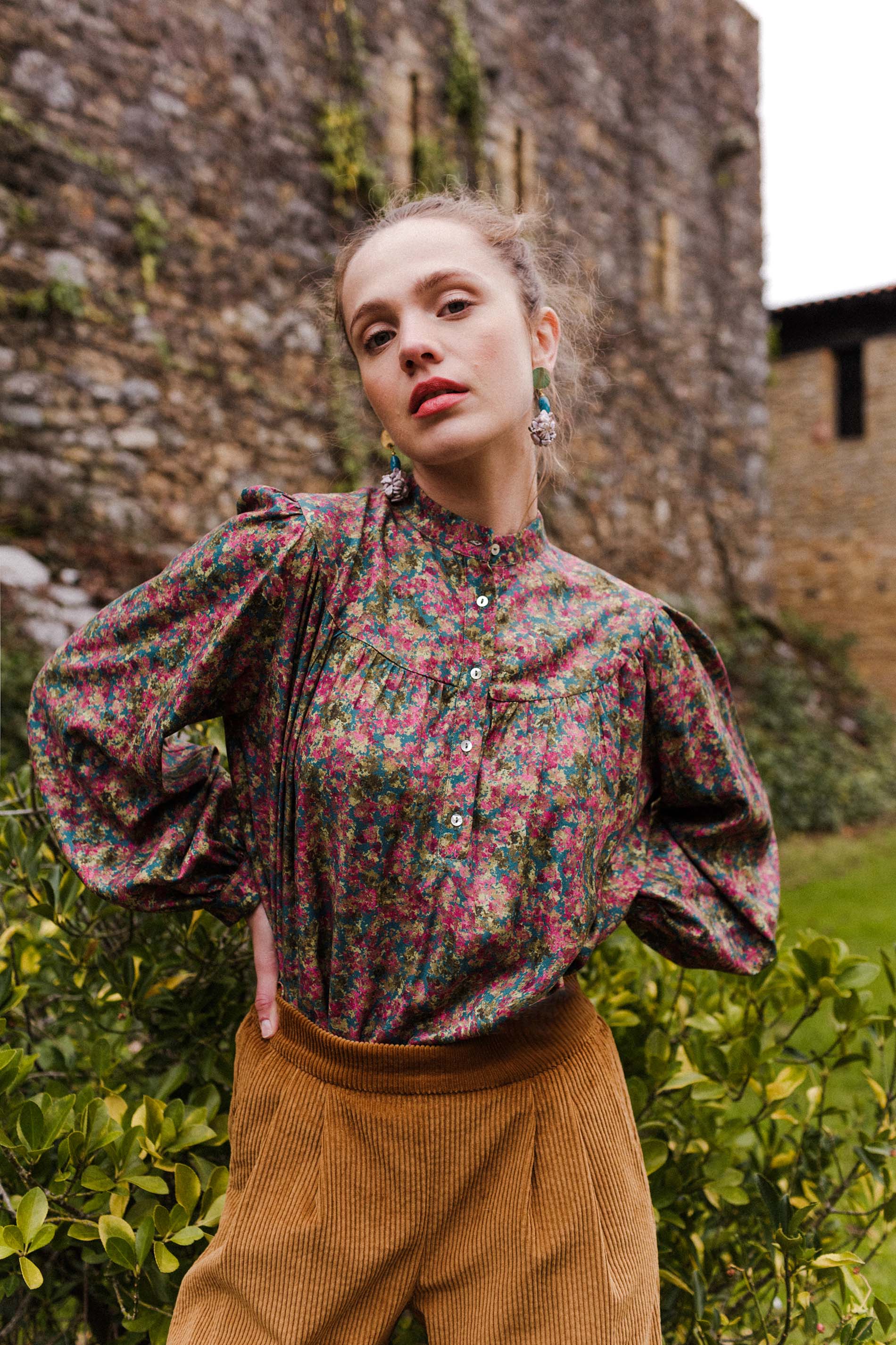 Blusa CENIA mini flower