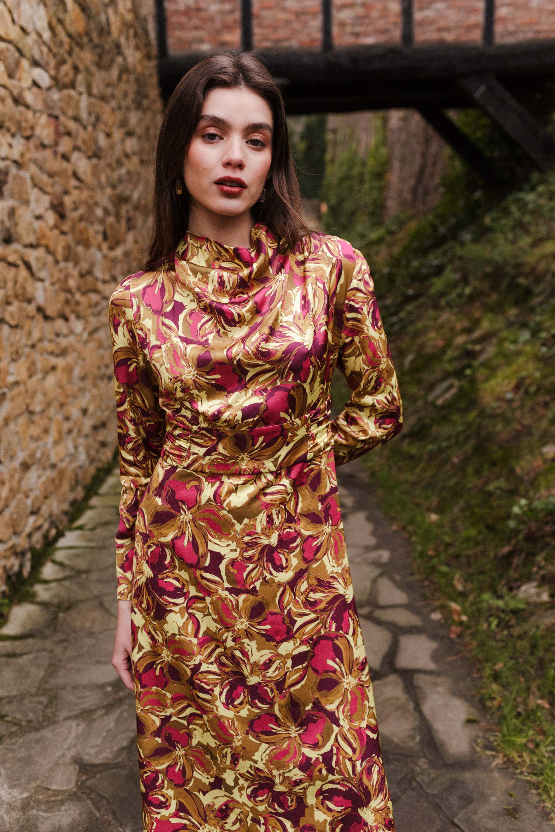 Vestido MOSS PINK GARDEN