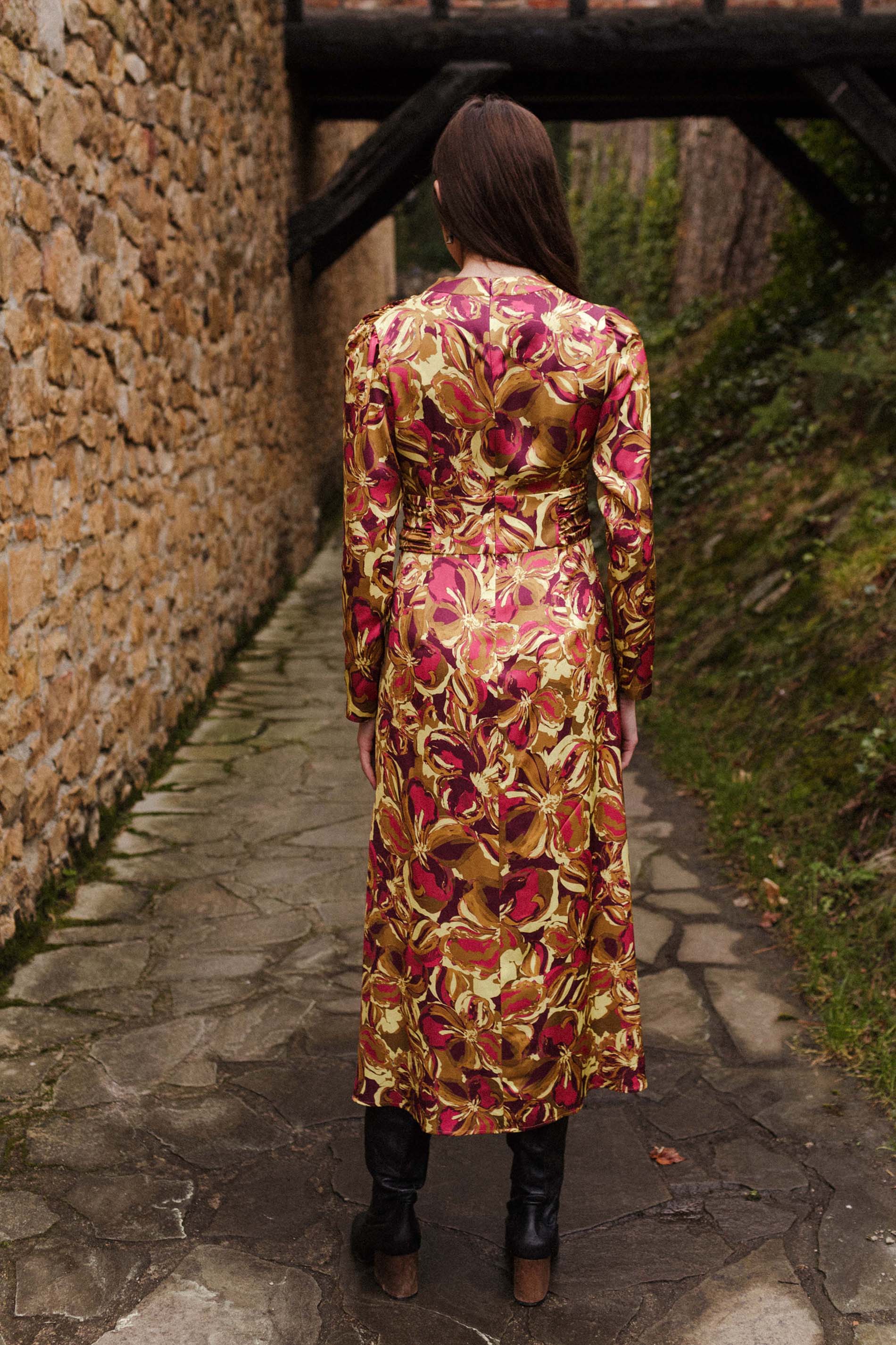 Vestido MOSS PINK GARDEN