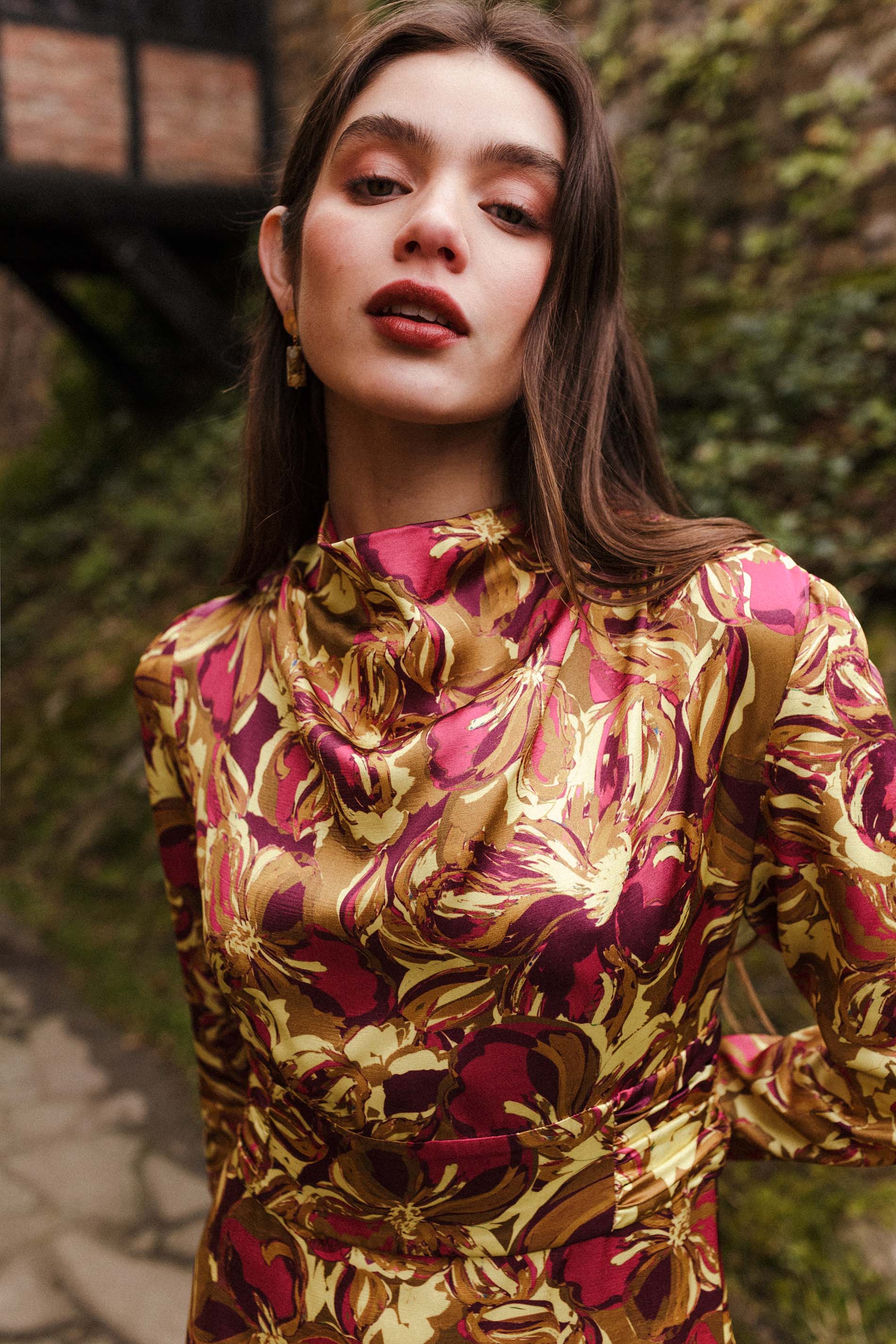 Vestido MOSS PINK GARDEN