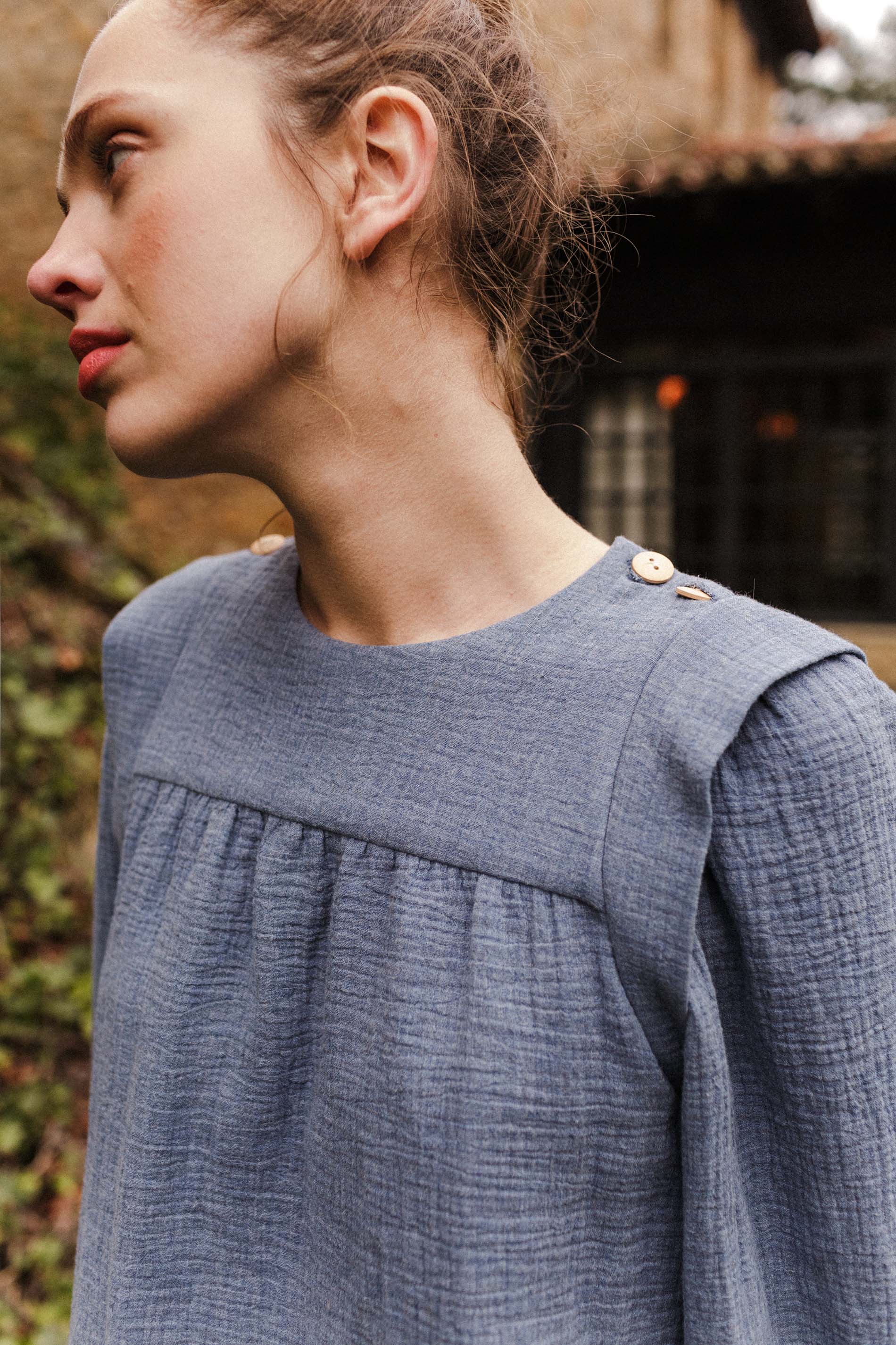 Blusa DEBA indigo