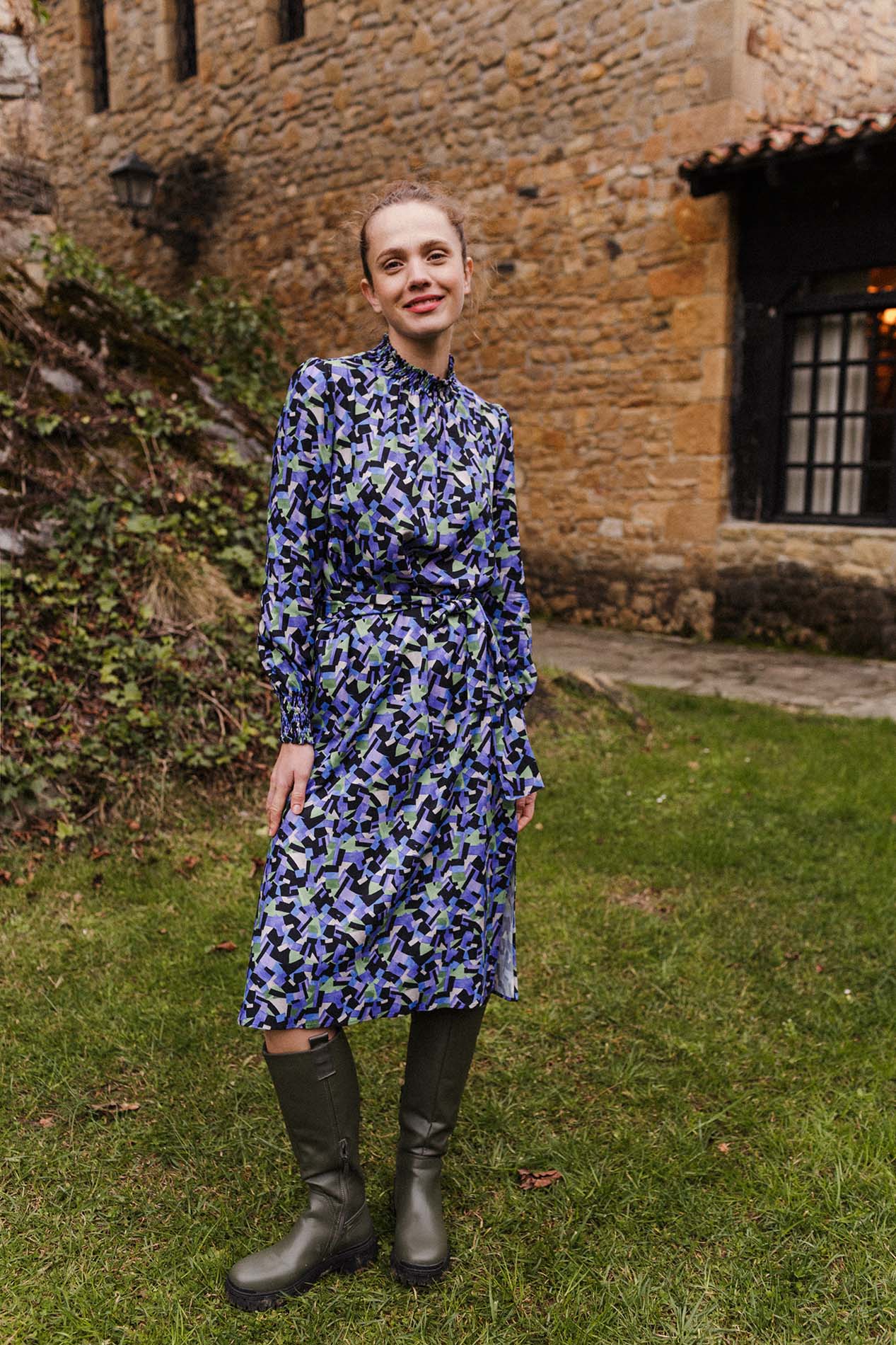 Vestido NESS GEOMÉTRICO