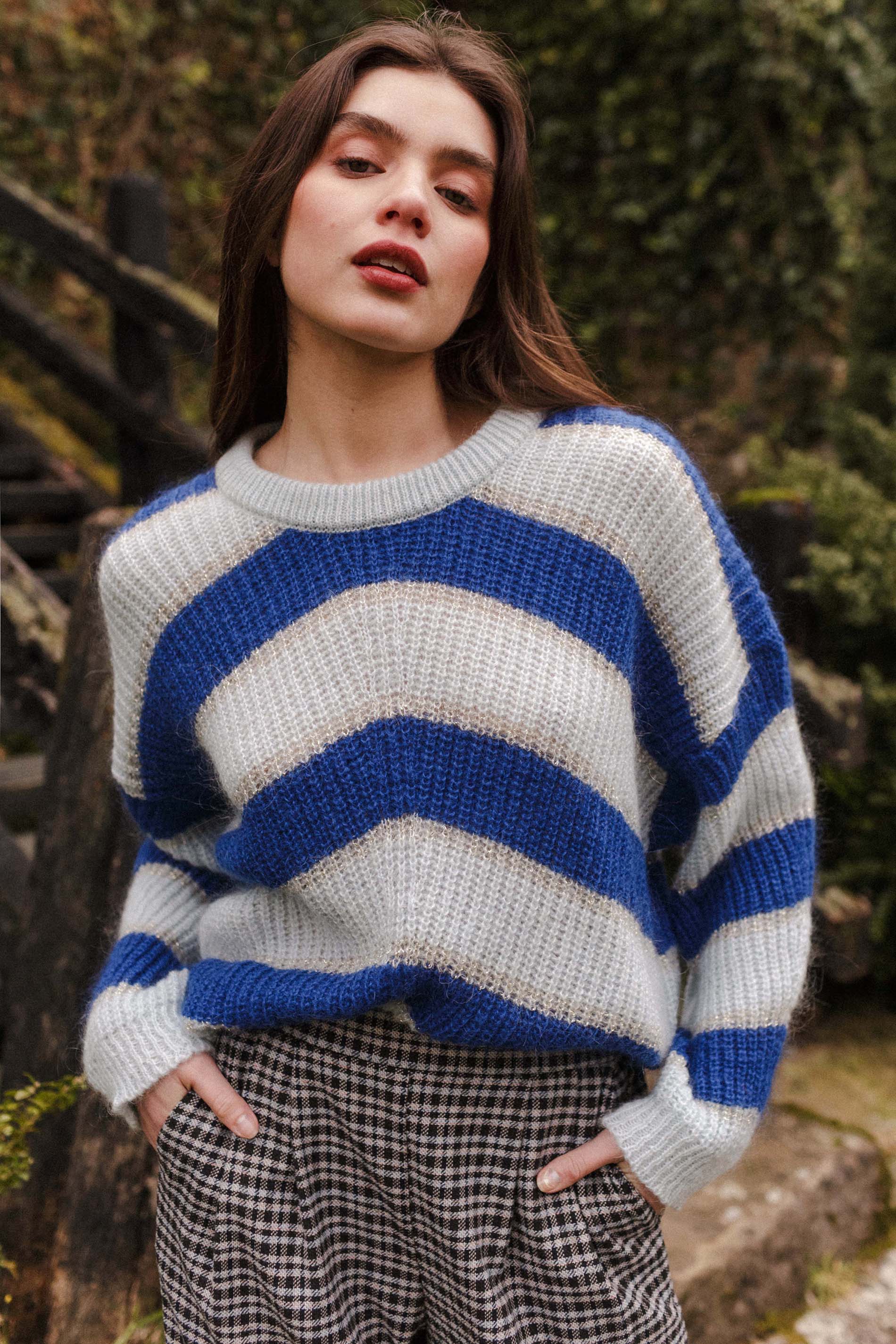 Jersey GOUDA RAYAS AZUL