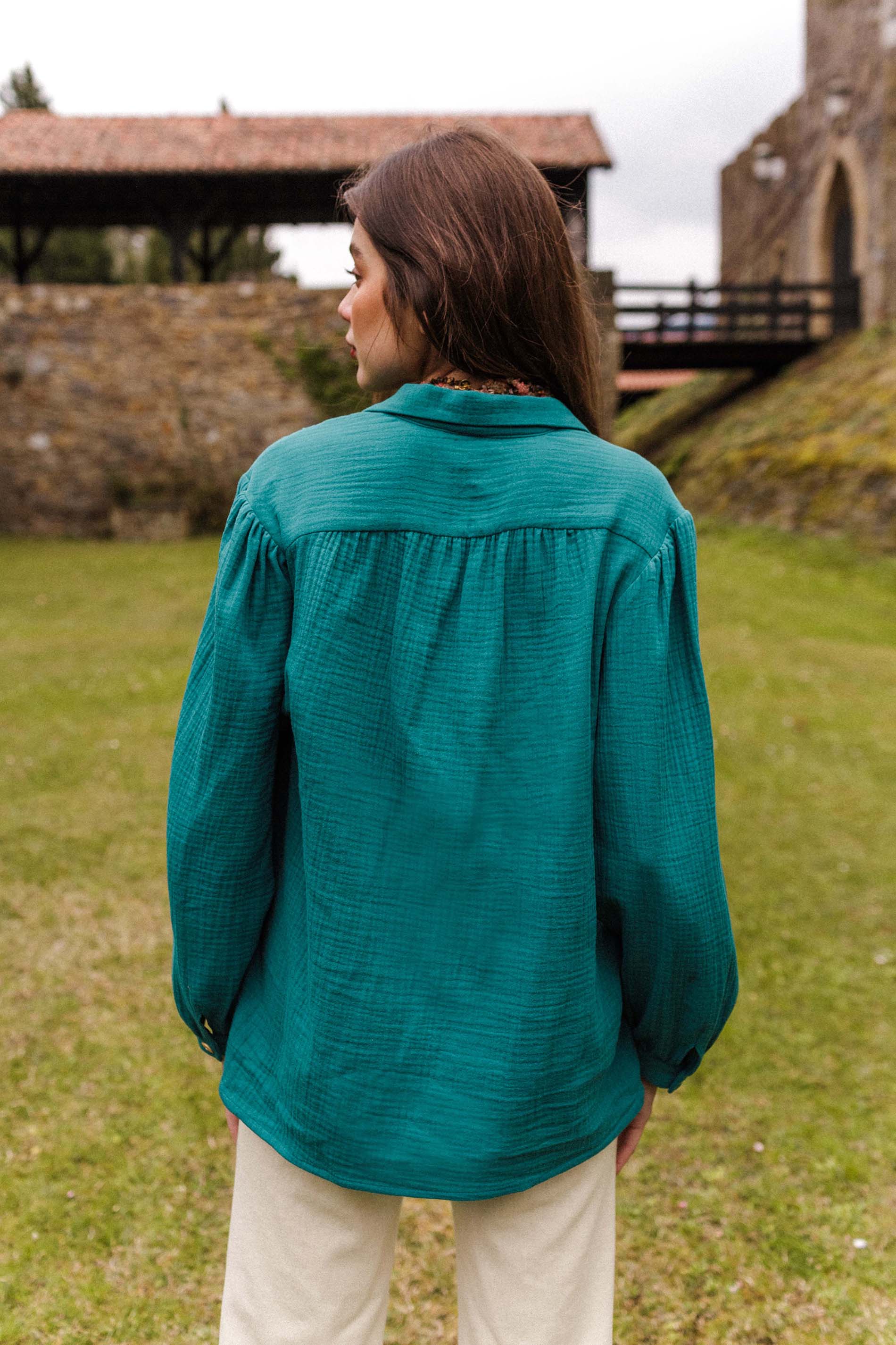 Blusa OTTA organic verde