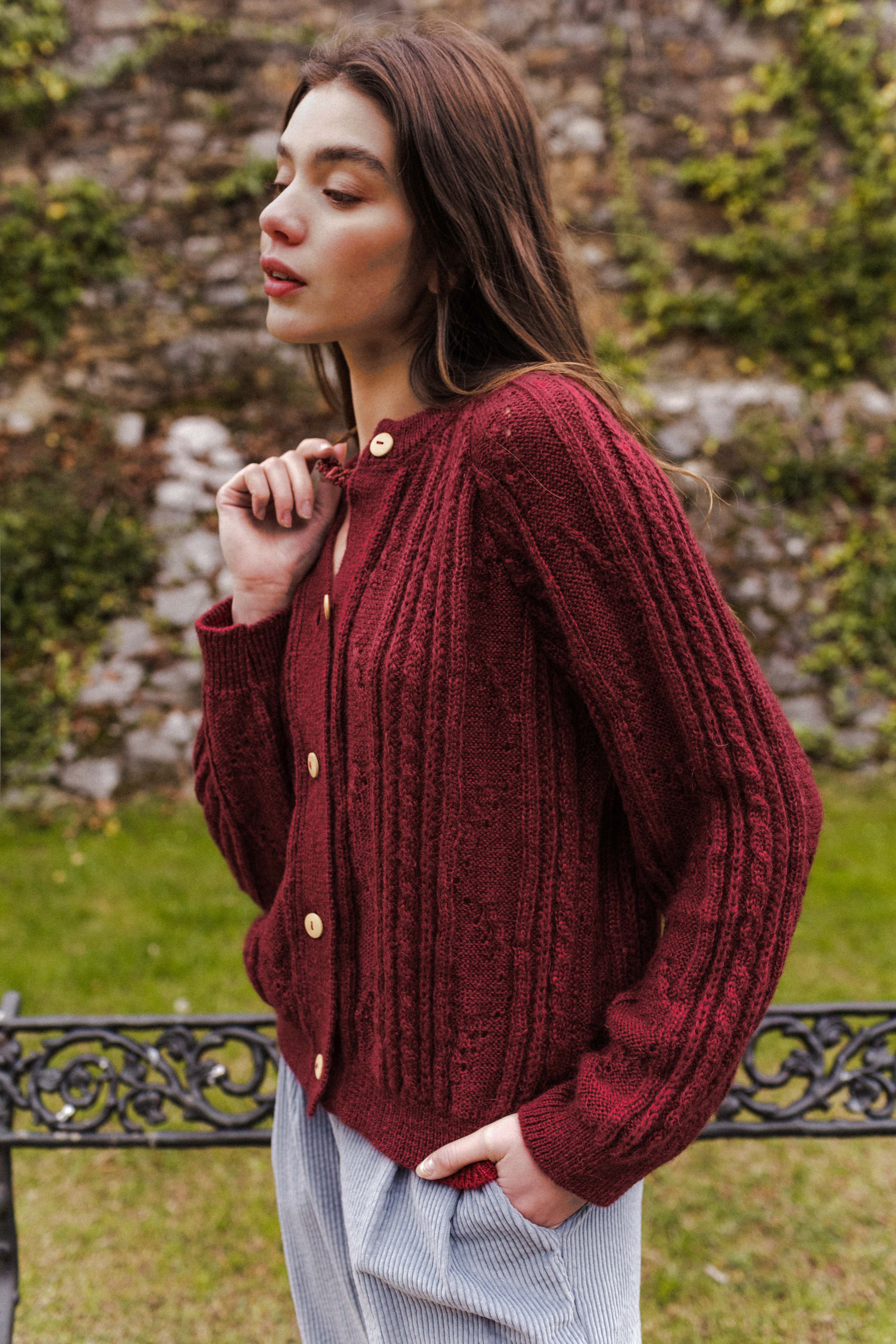 Chaqueta LOEN burdeos