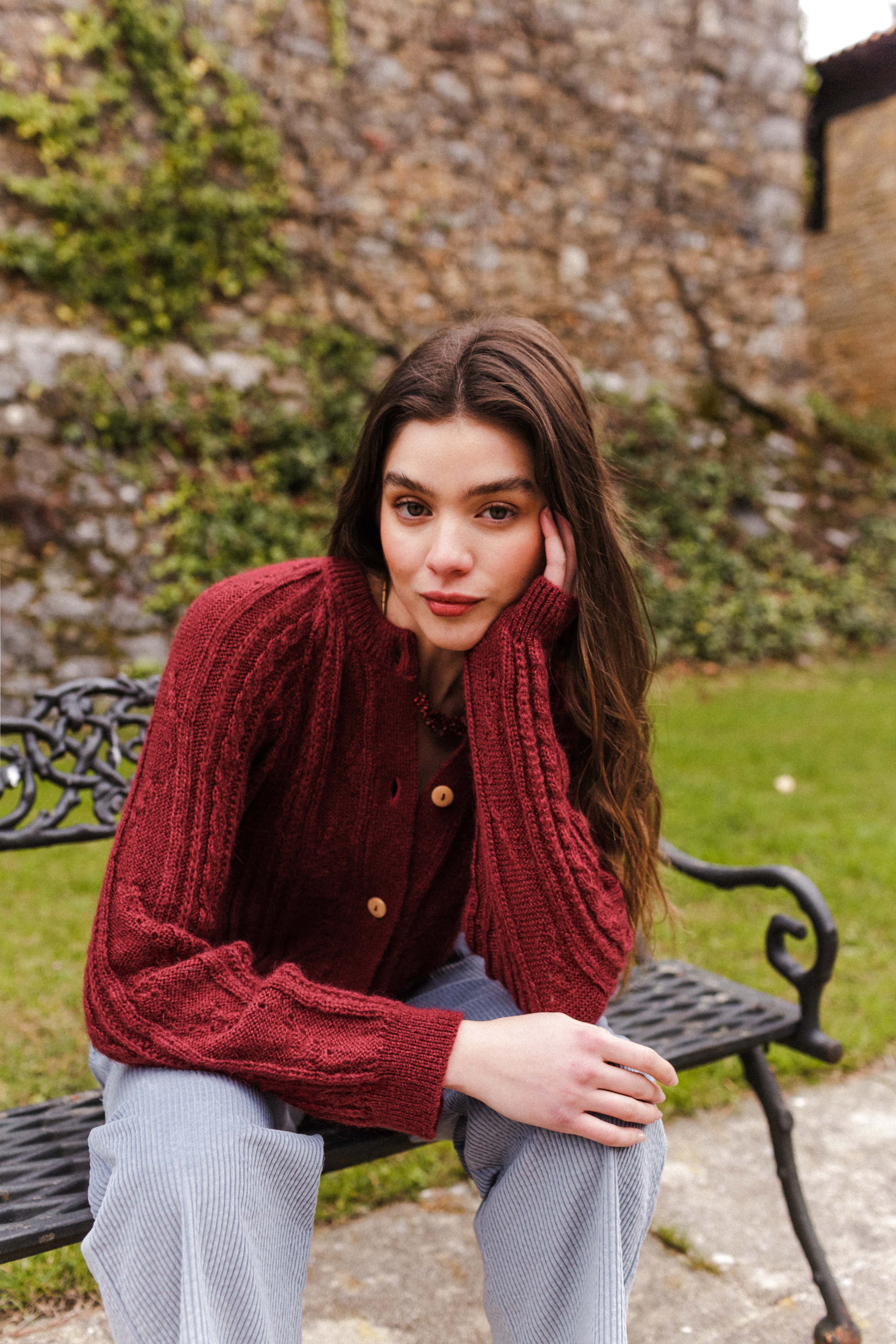 Chaqueta LOEN burdeos
