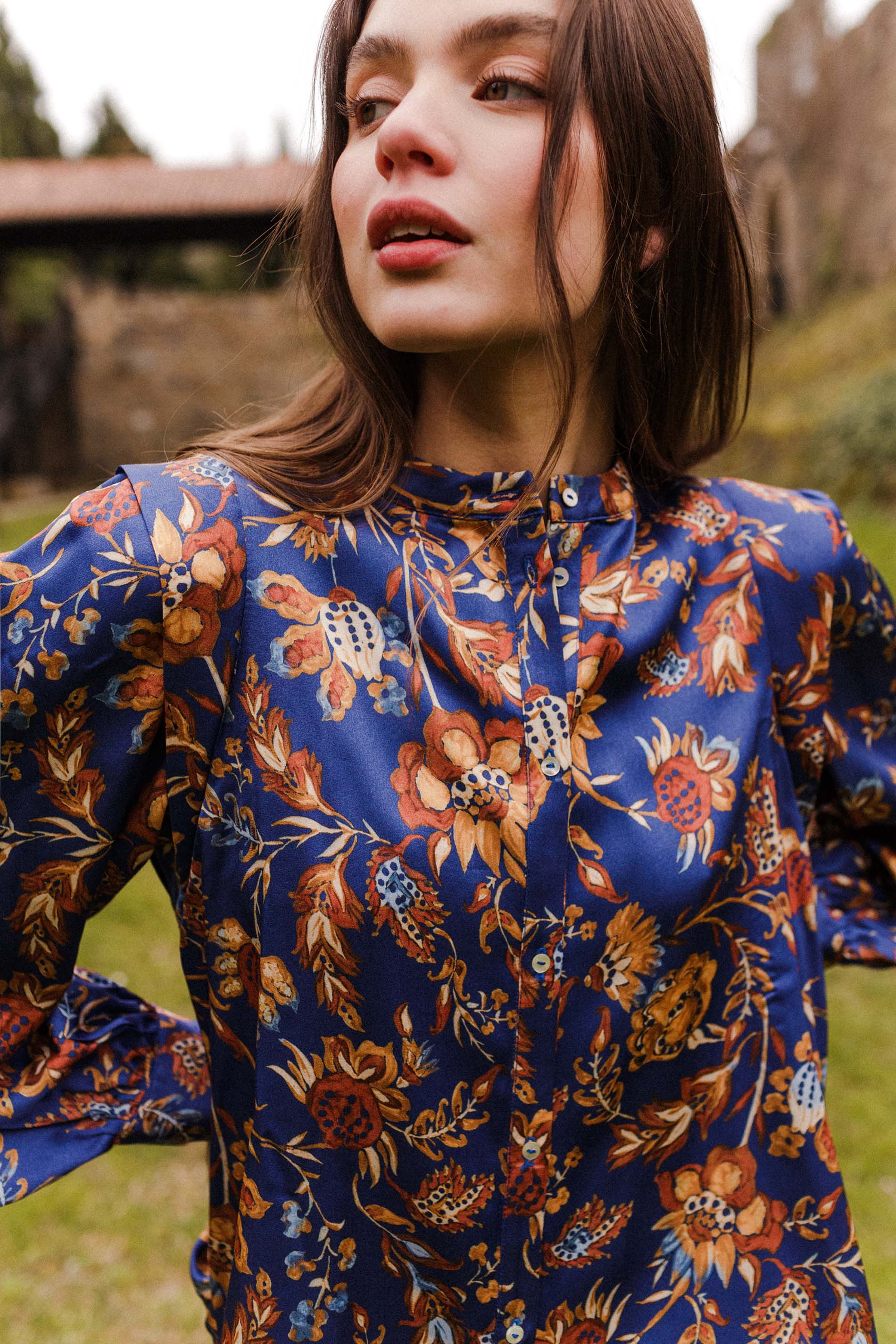 Blusa MARKER print jazmín