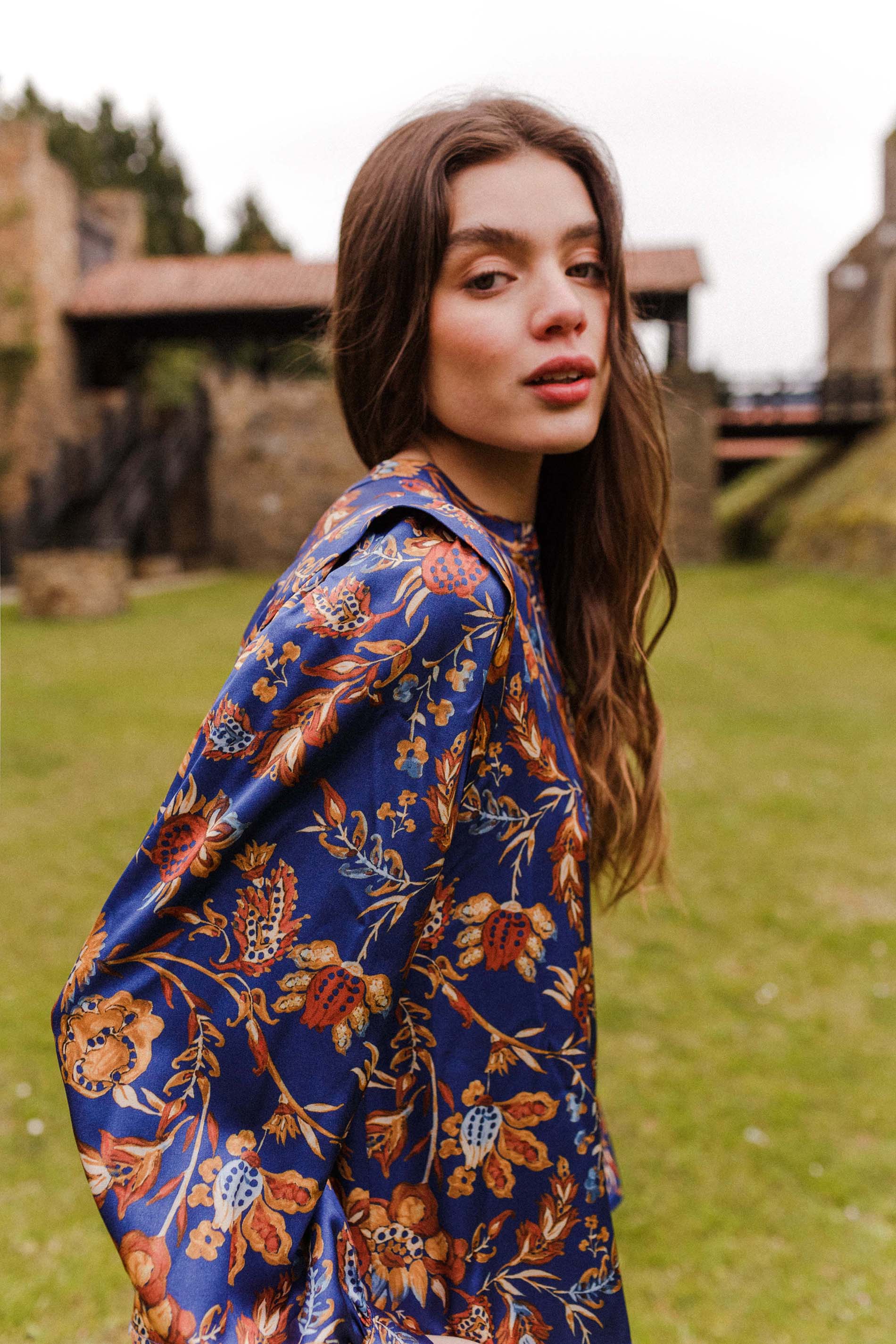 Blusa MARKER print jazmín