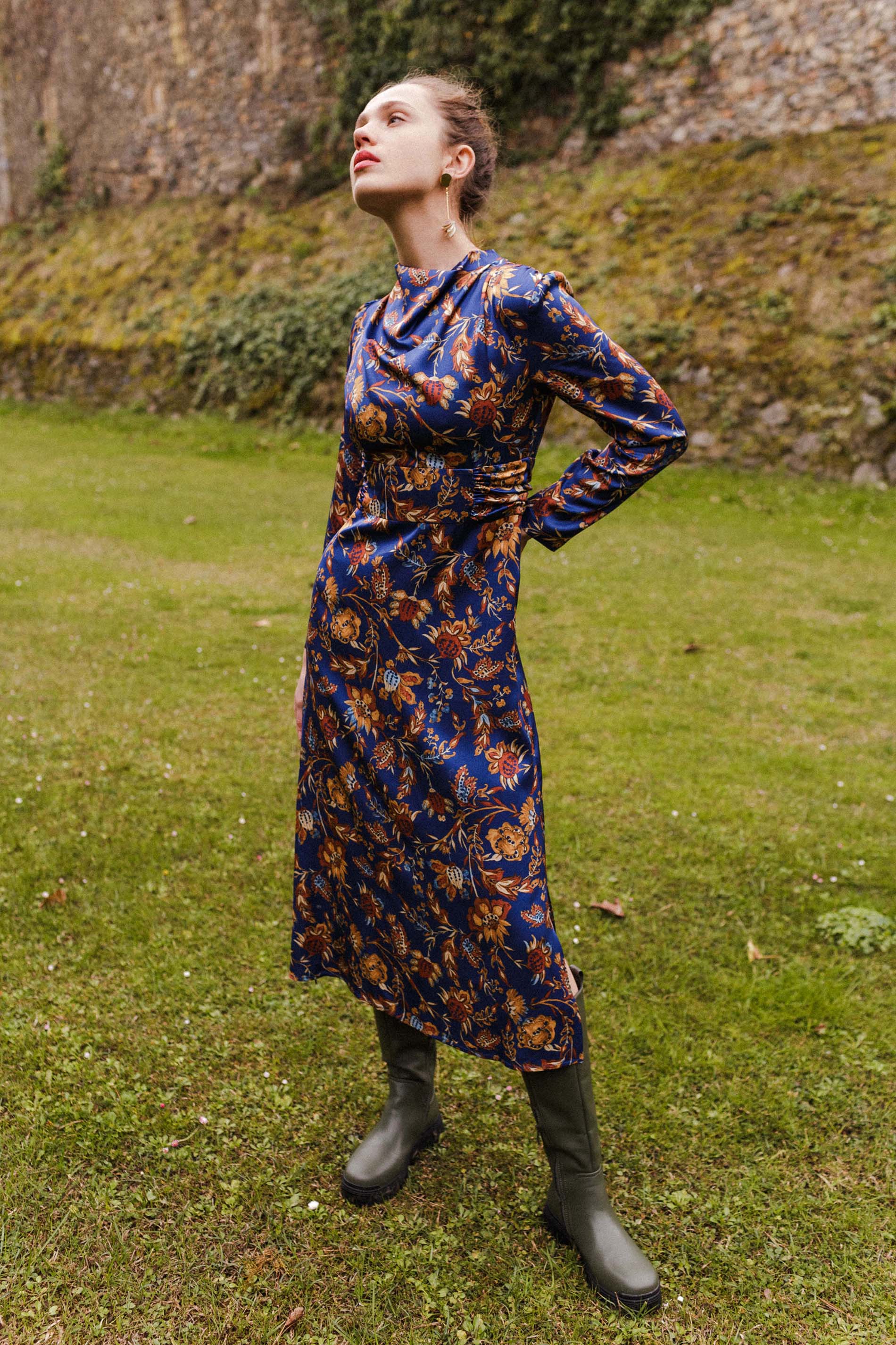 Vestido MOSS jazmin print