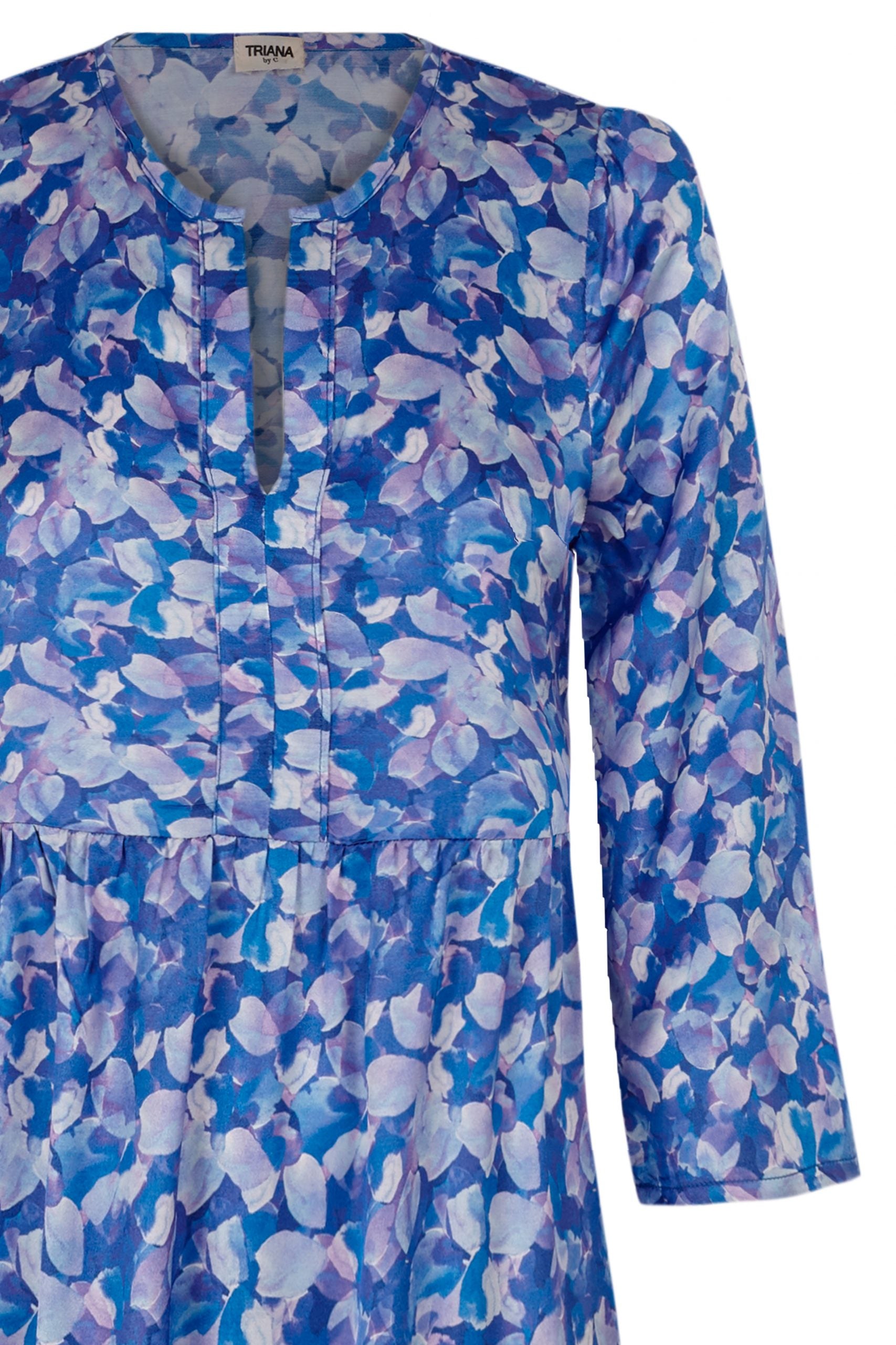 Watercolor BROMELIA dress