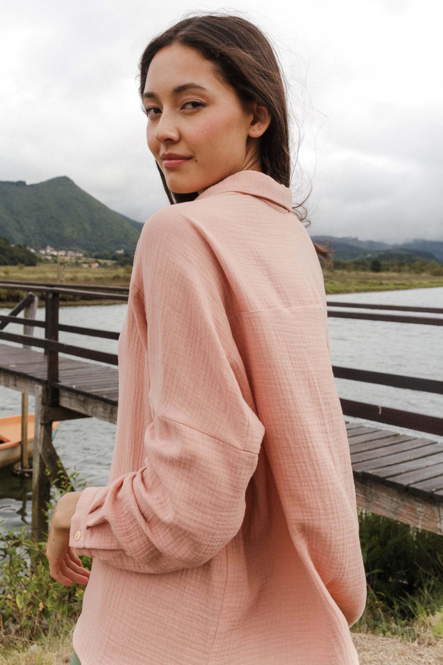 STAR blouse pêche