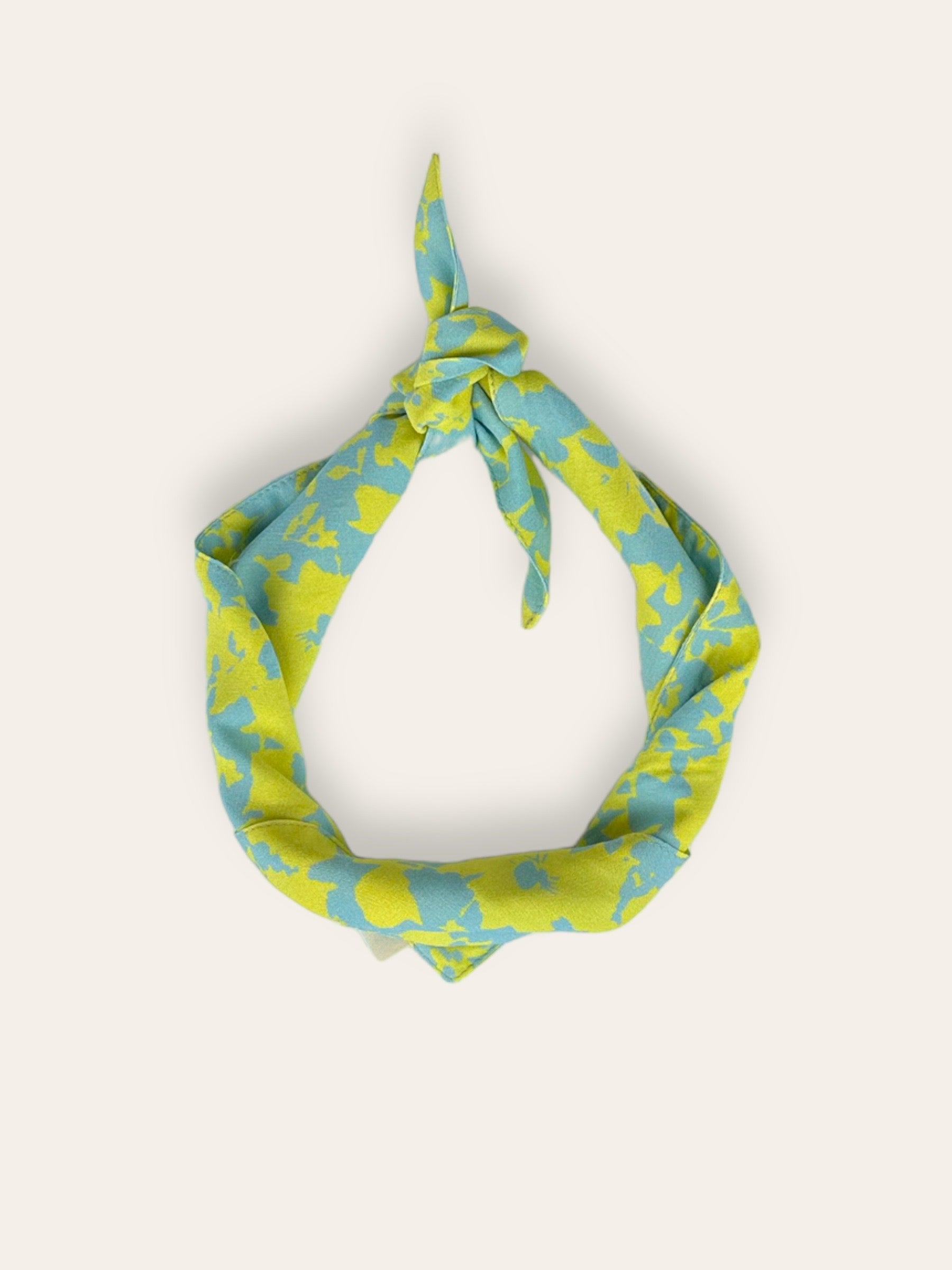 CAPRI blue stain scarf