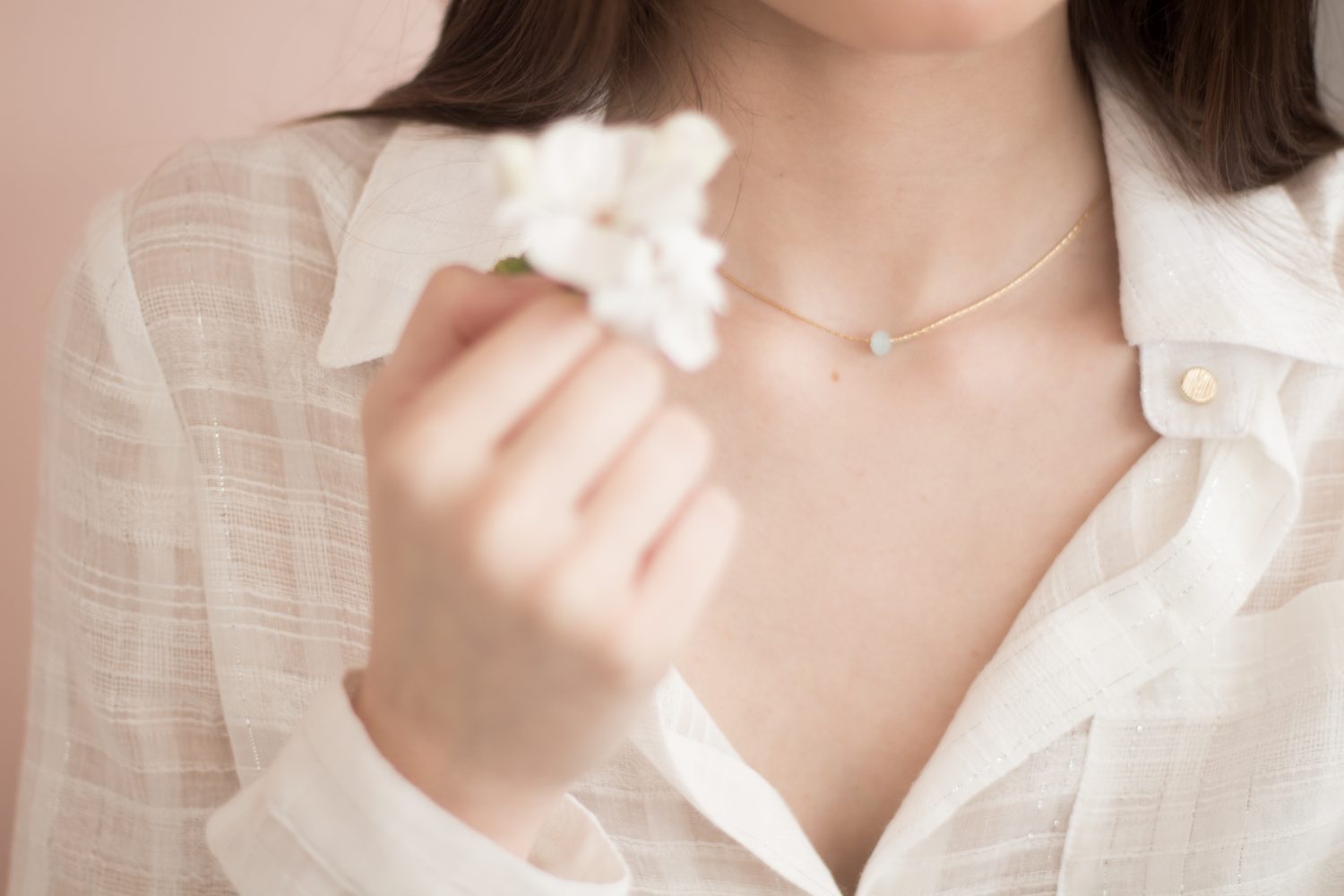 Collar piedra azul