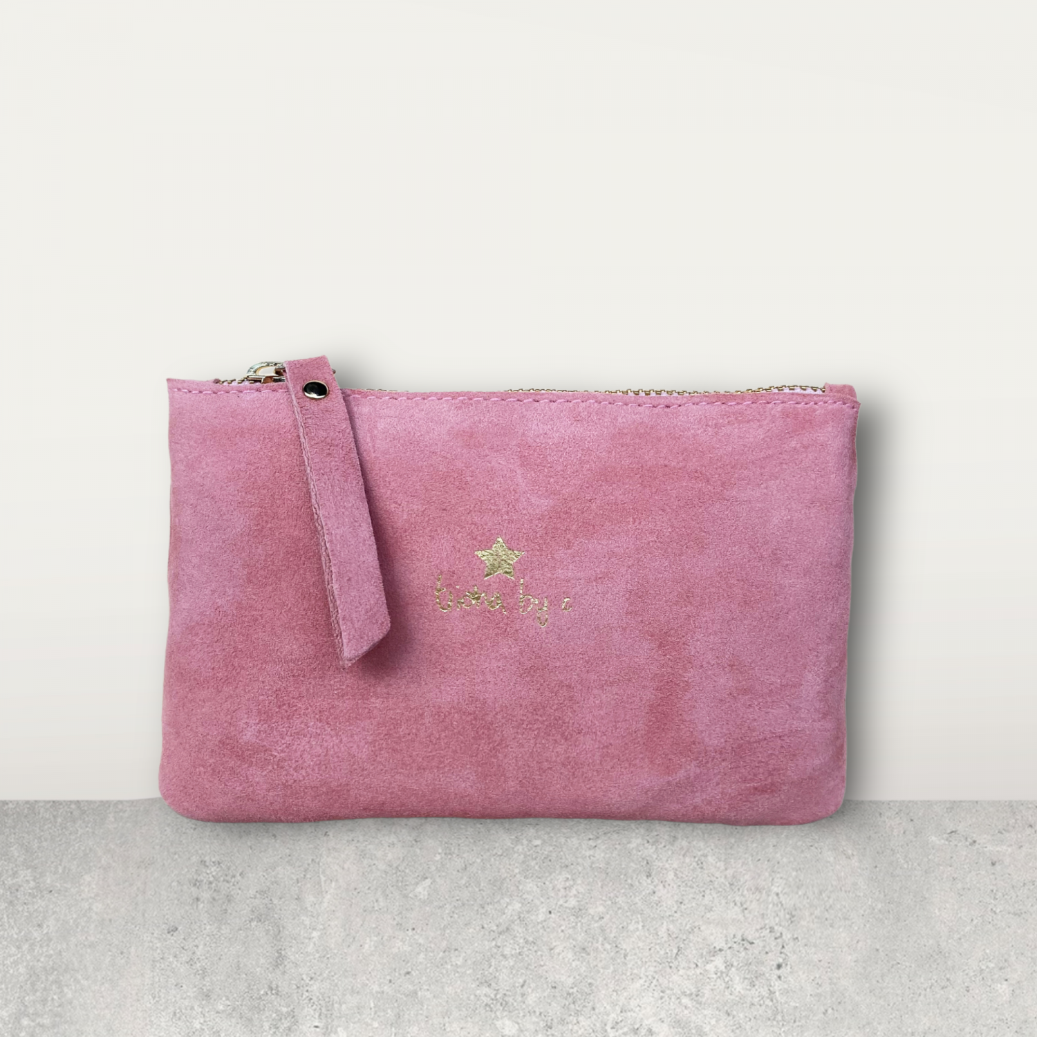 Cartera ante rosa