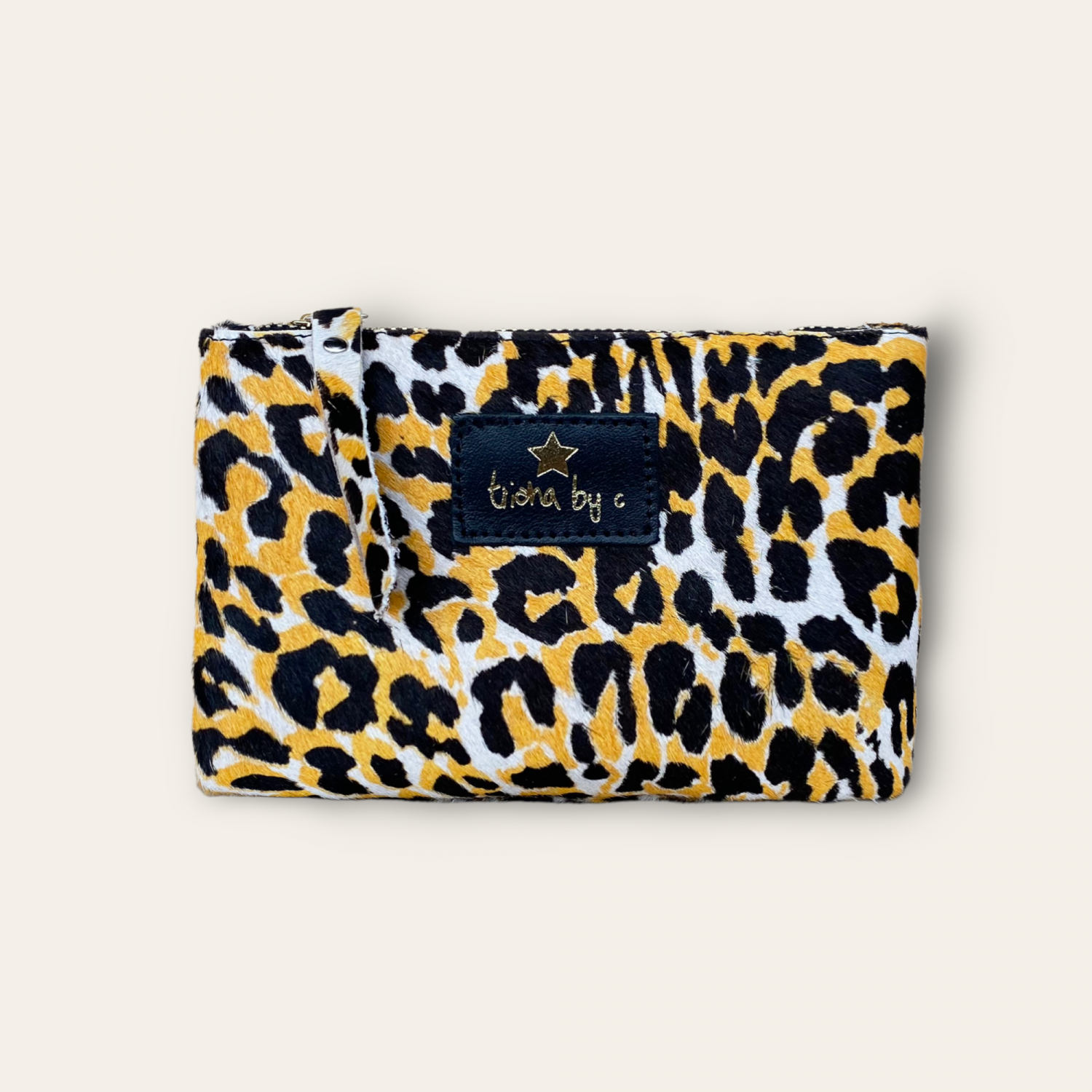 Cartera piel print animal