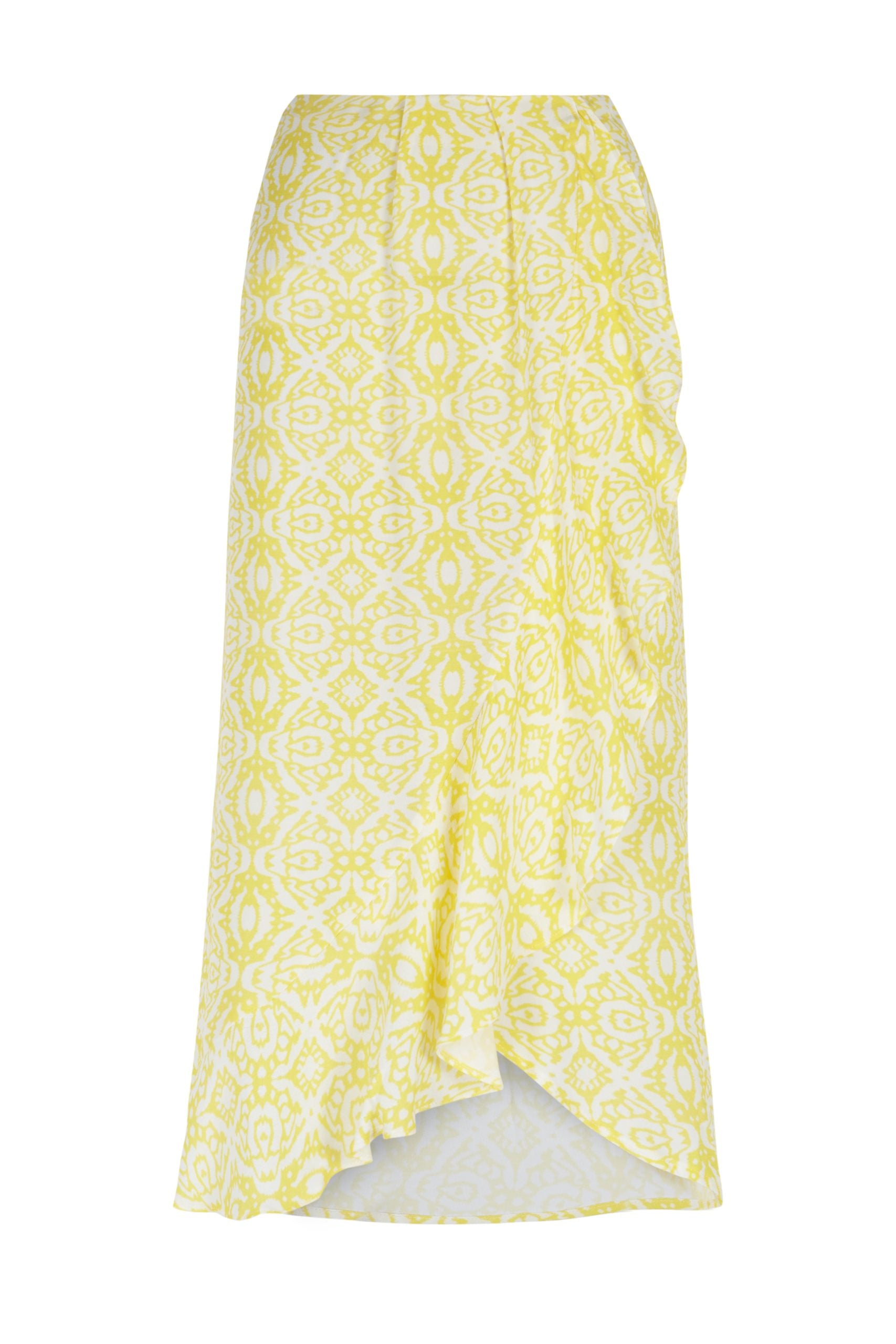 TROPICANA etnic lemon skirt