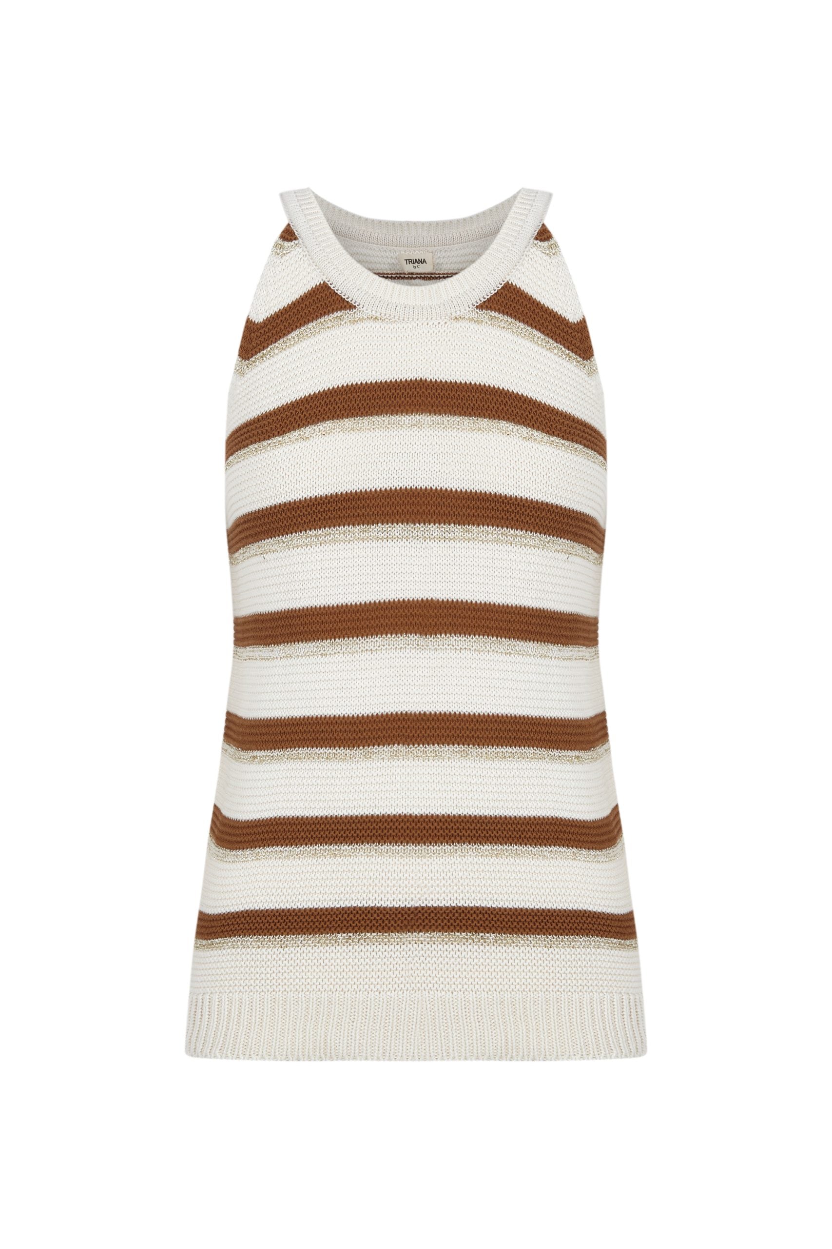 Top ANCONA earth stripes