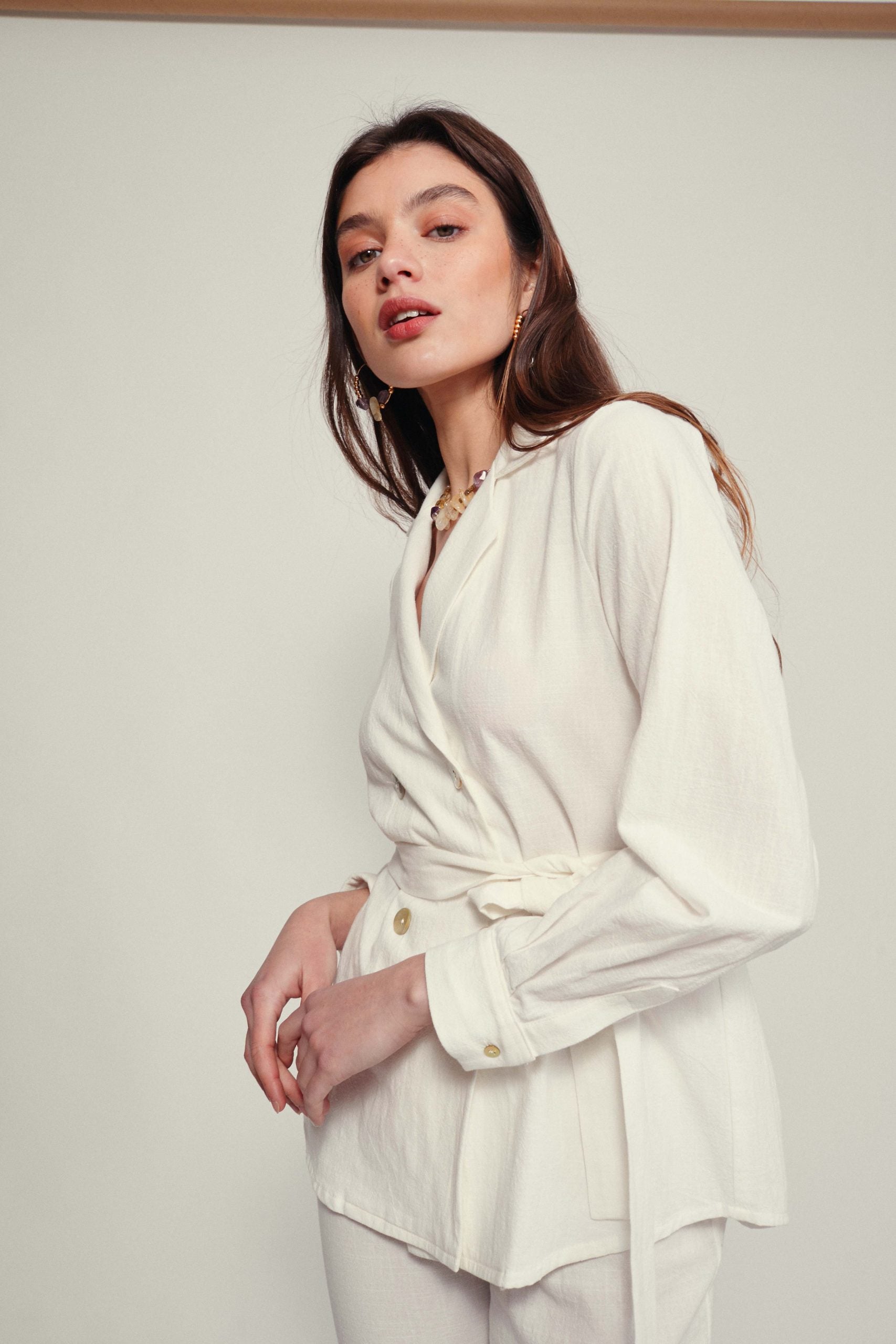 Blouse/jacket CALABRIA white