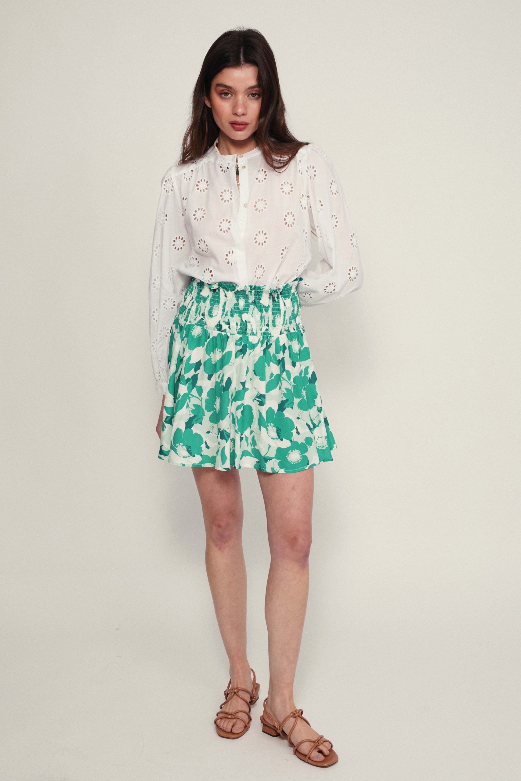 TURIN green flower skirt
