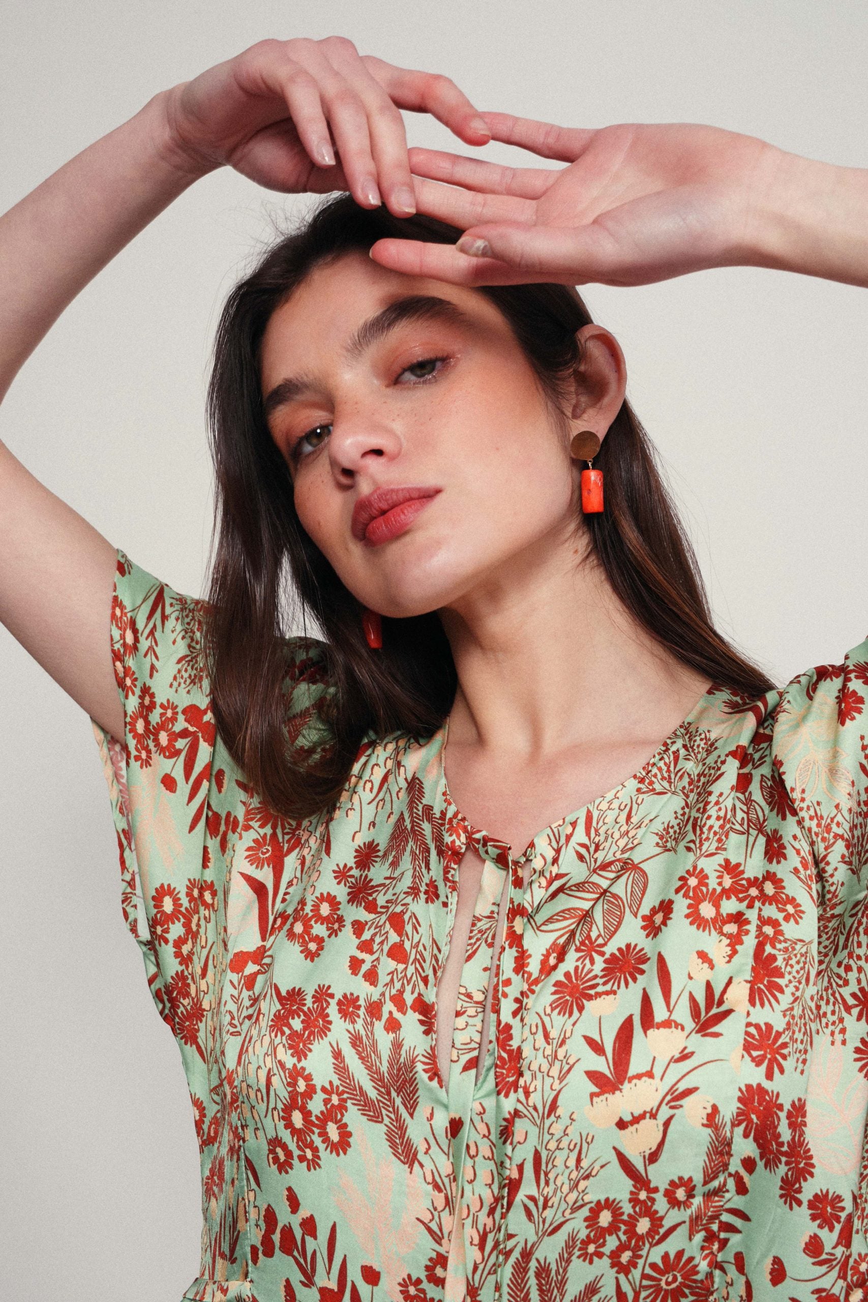 CATANIA forest print dress
