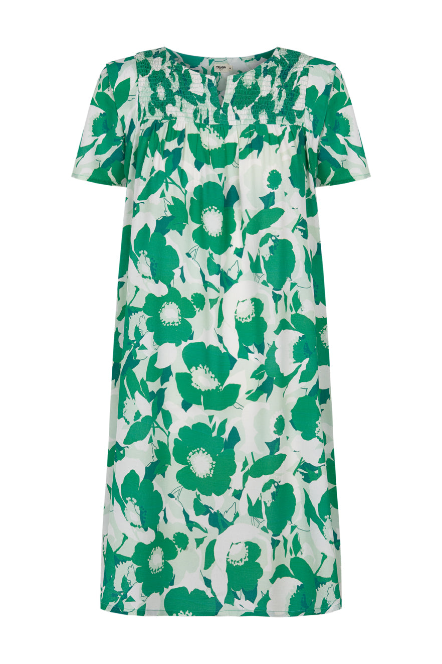 Green MEDEA flower dress