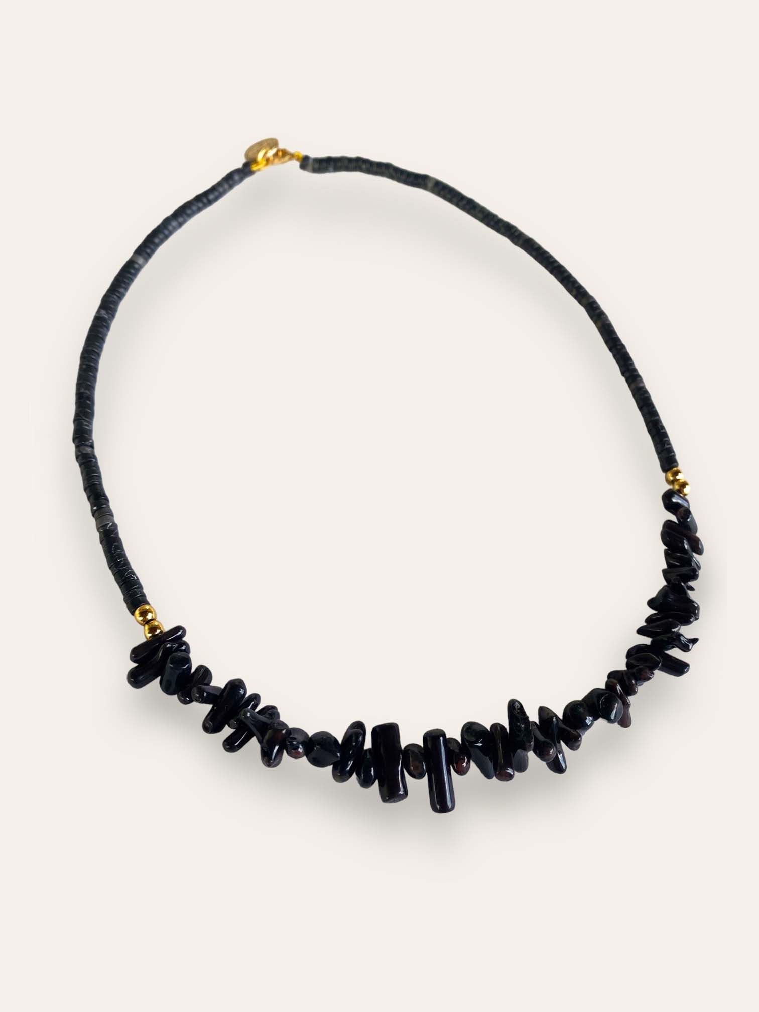 black ELVAS necklace