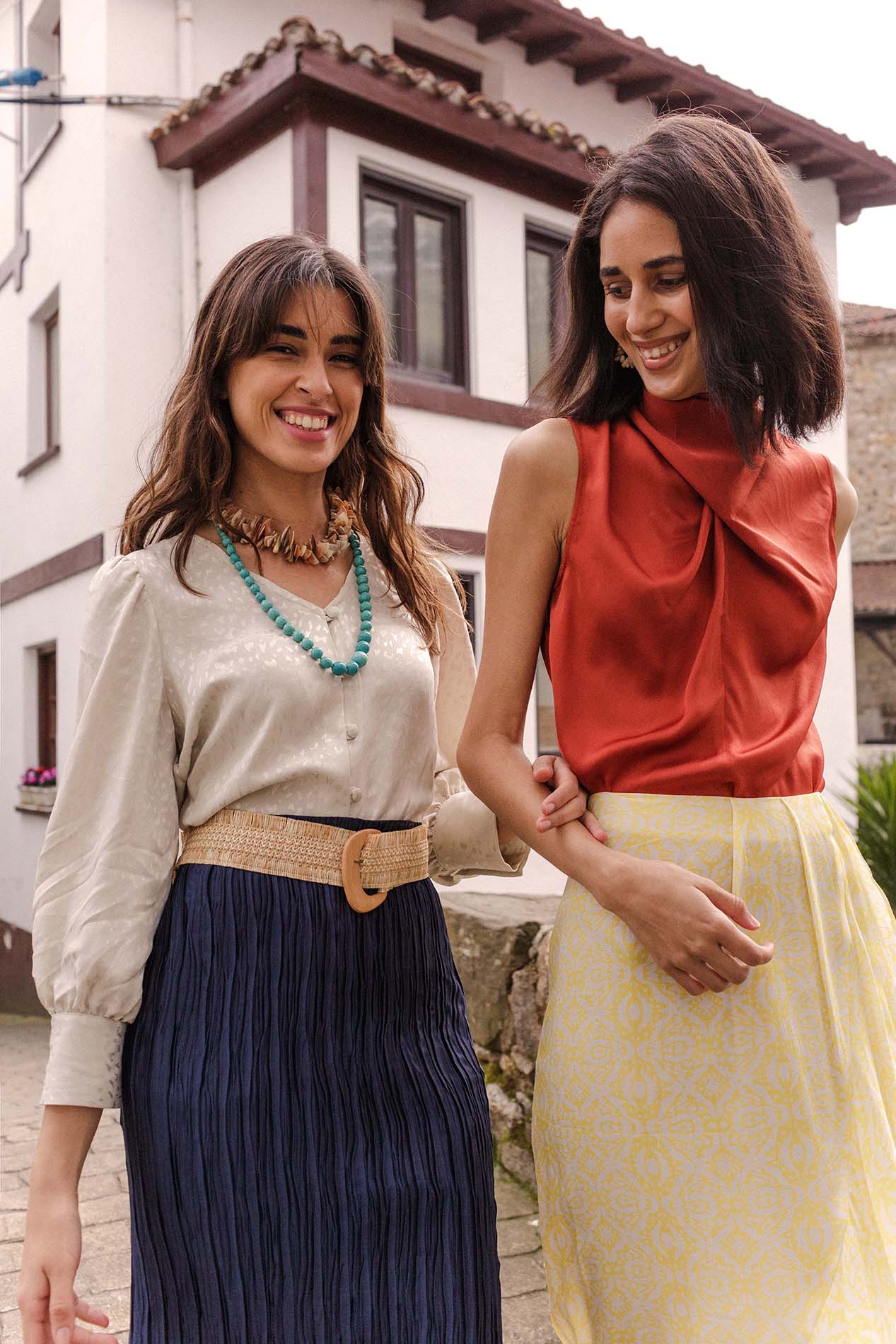 TROPICANA etnic lemon skirt