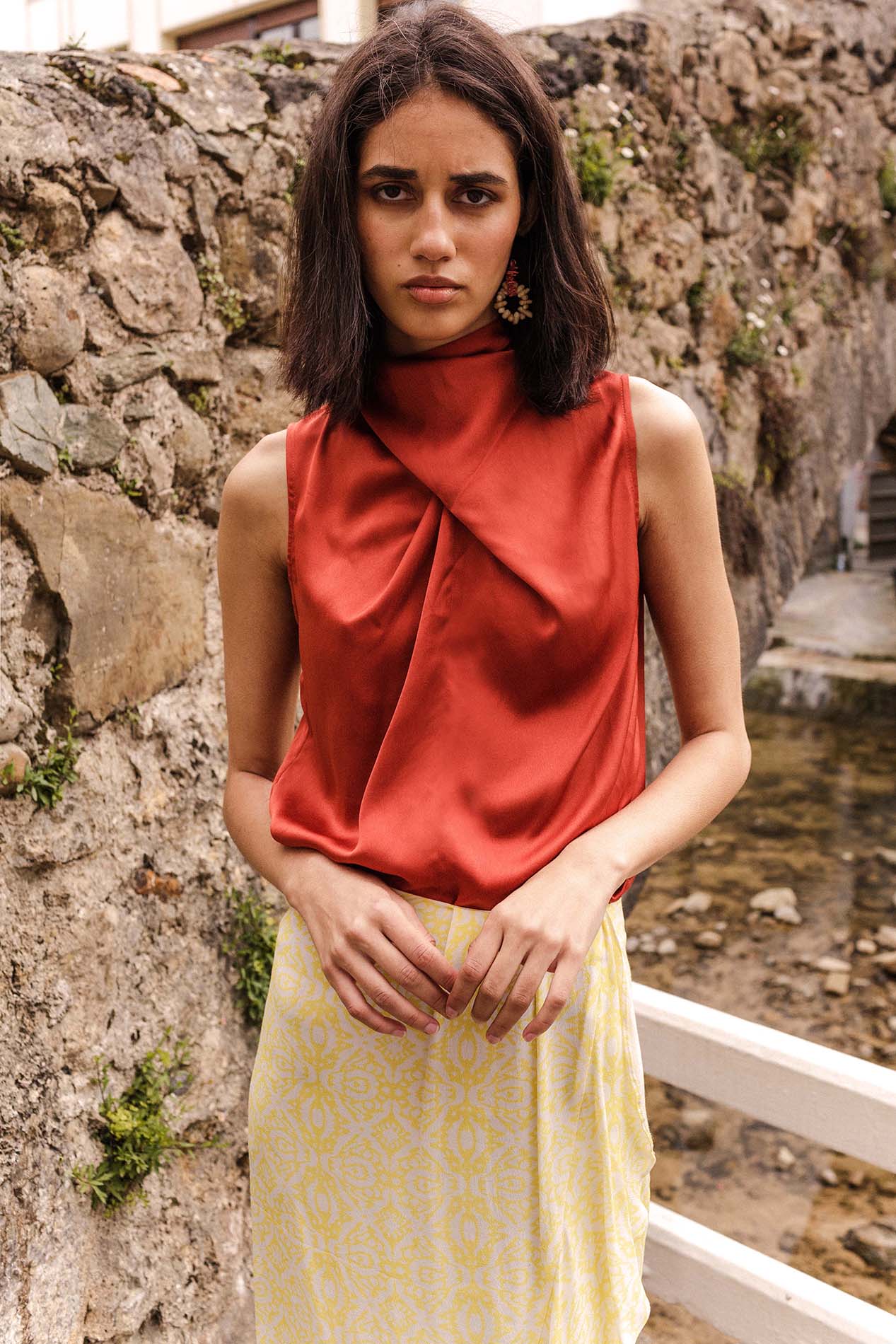 VITIS terracotta blouse