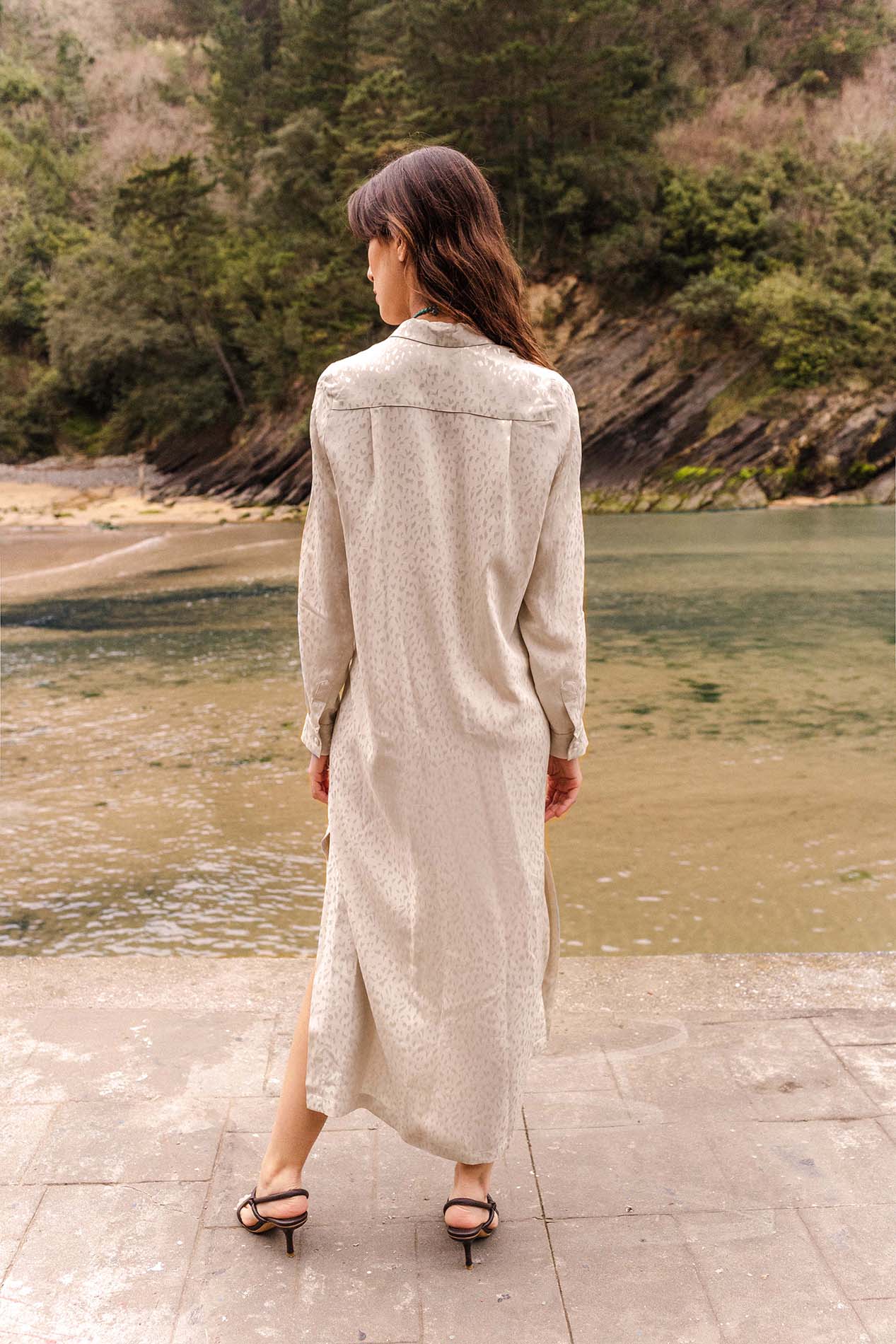 ACACIA beige coat-dress