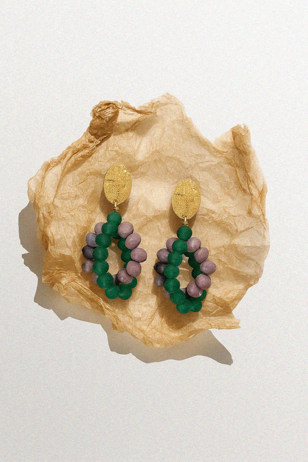 Pendientes BOSTON VERDE