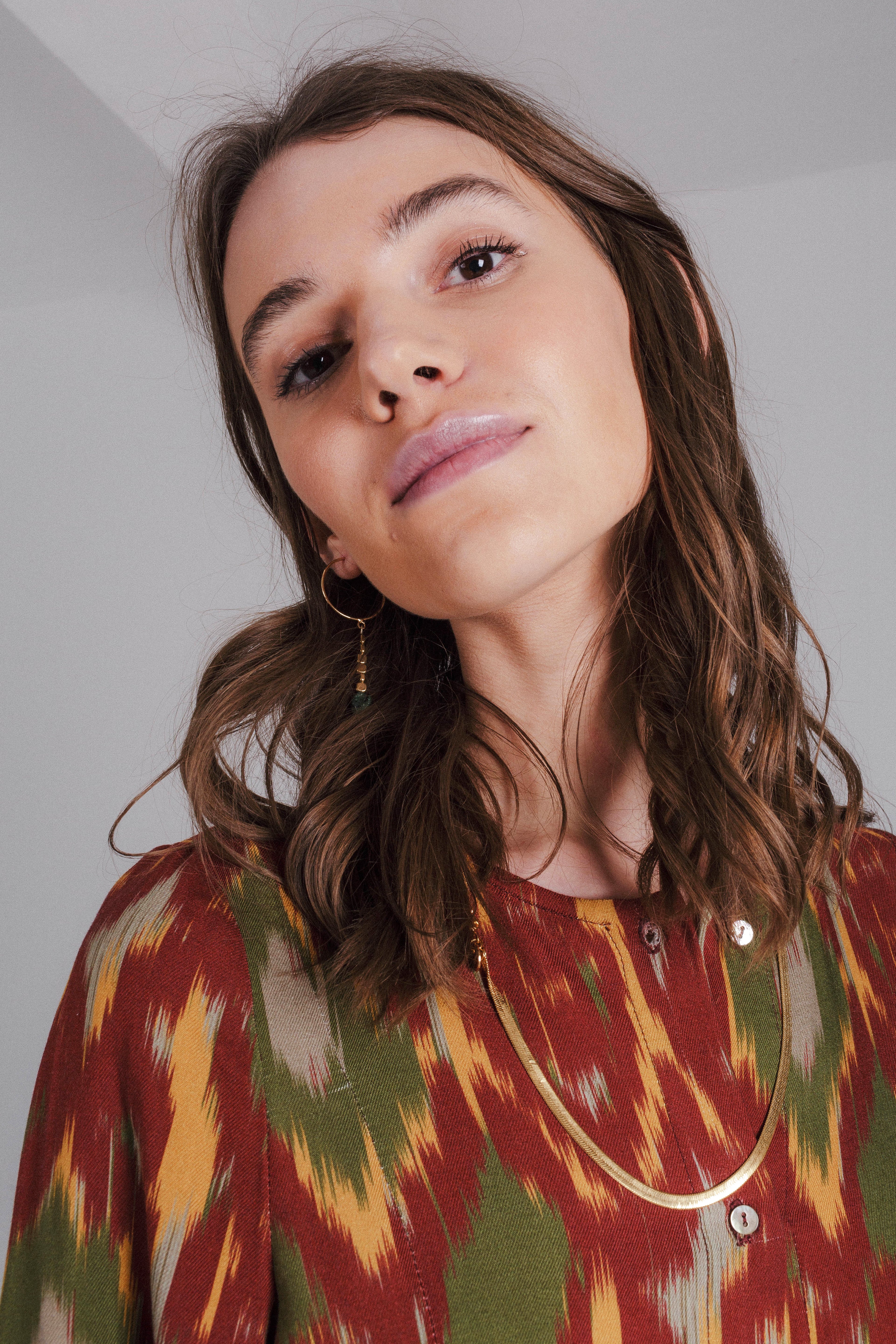 Vestido MACAEL ABSTRACT PRINT