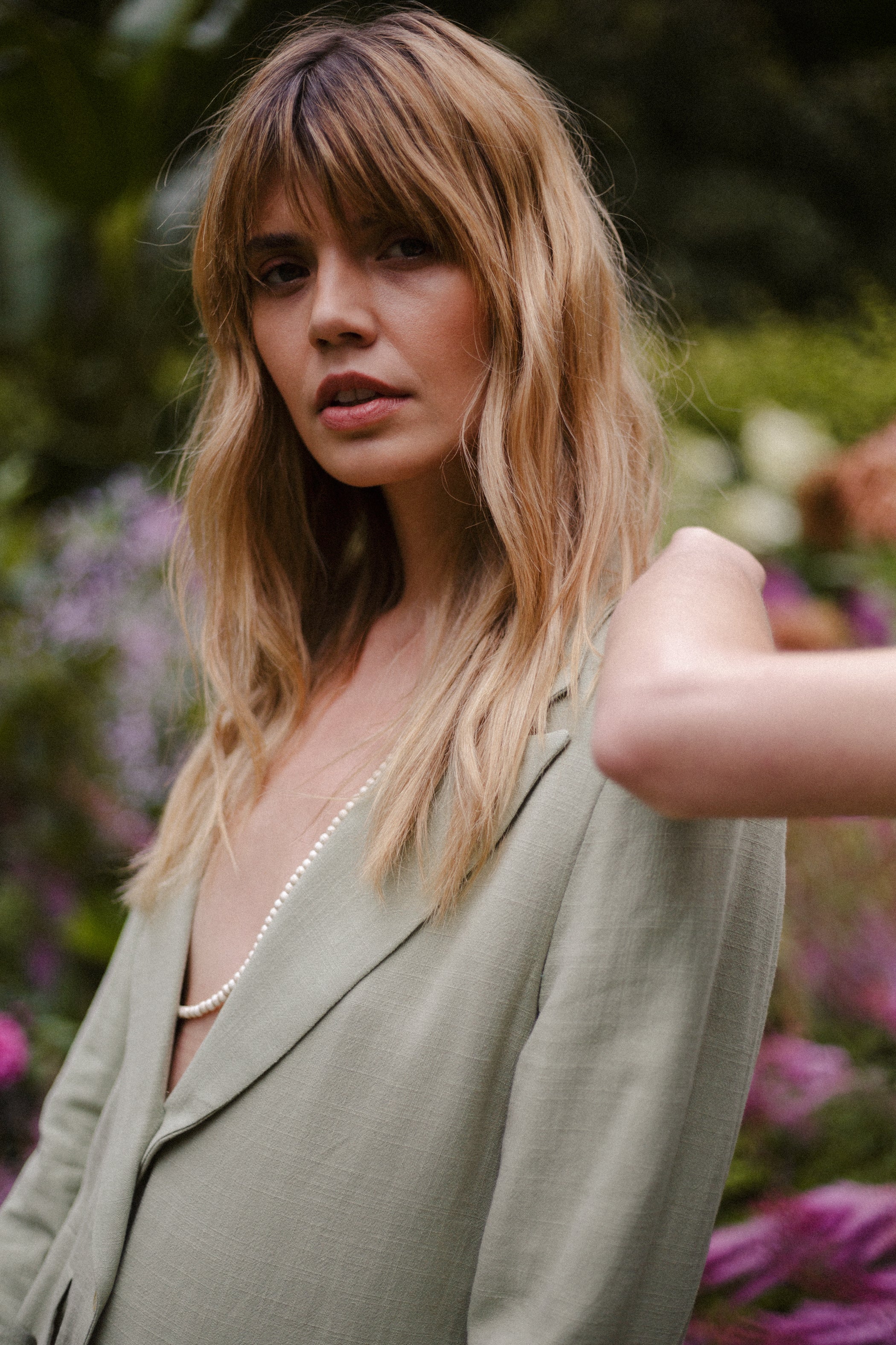 Mint linen MILLET blazer