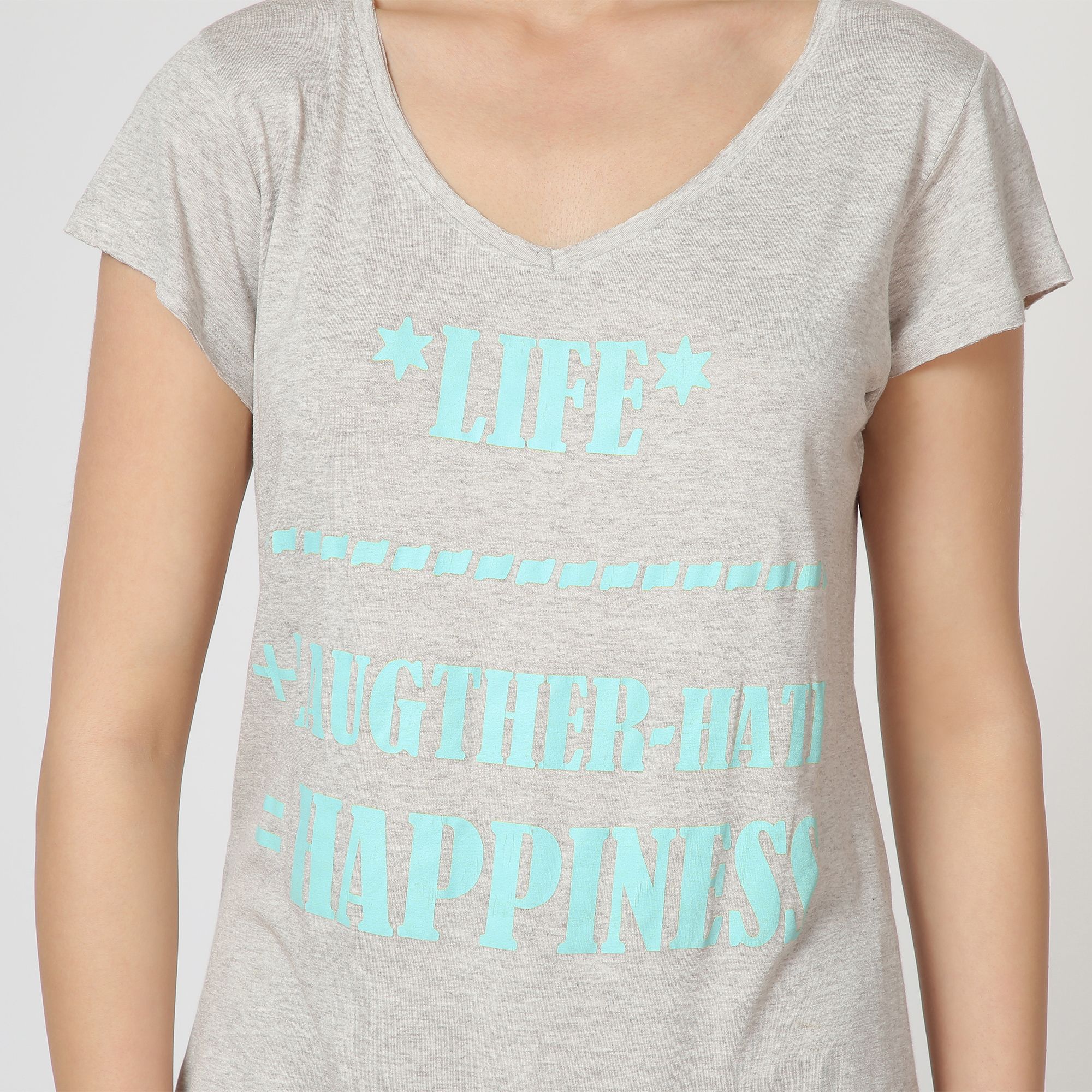 Gray Happiness T-shirt