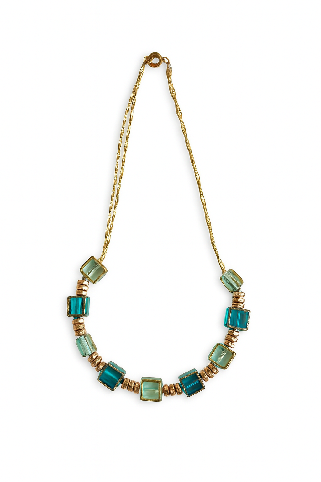 collier FAULT bleu