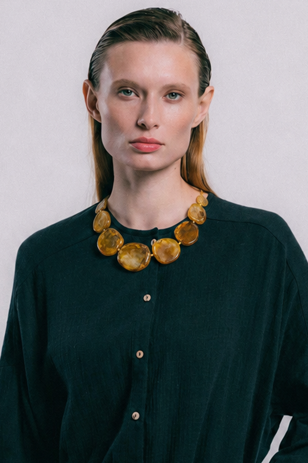 Collar tilo ágata ambar
