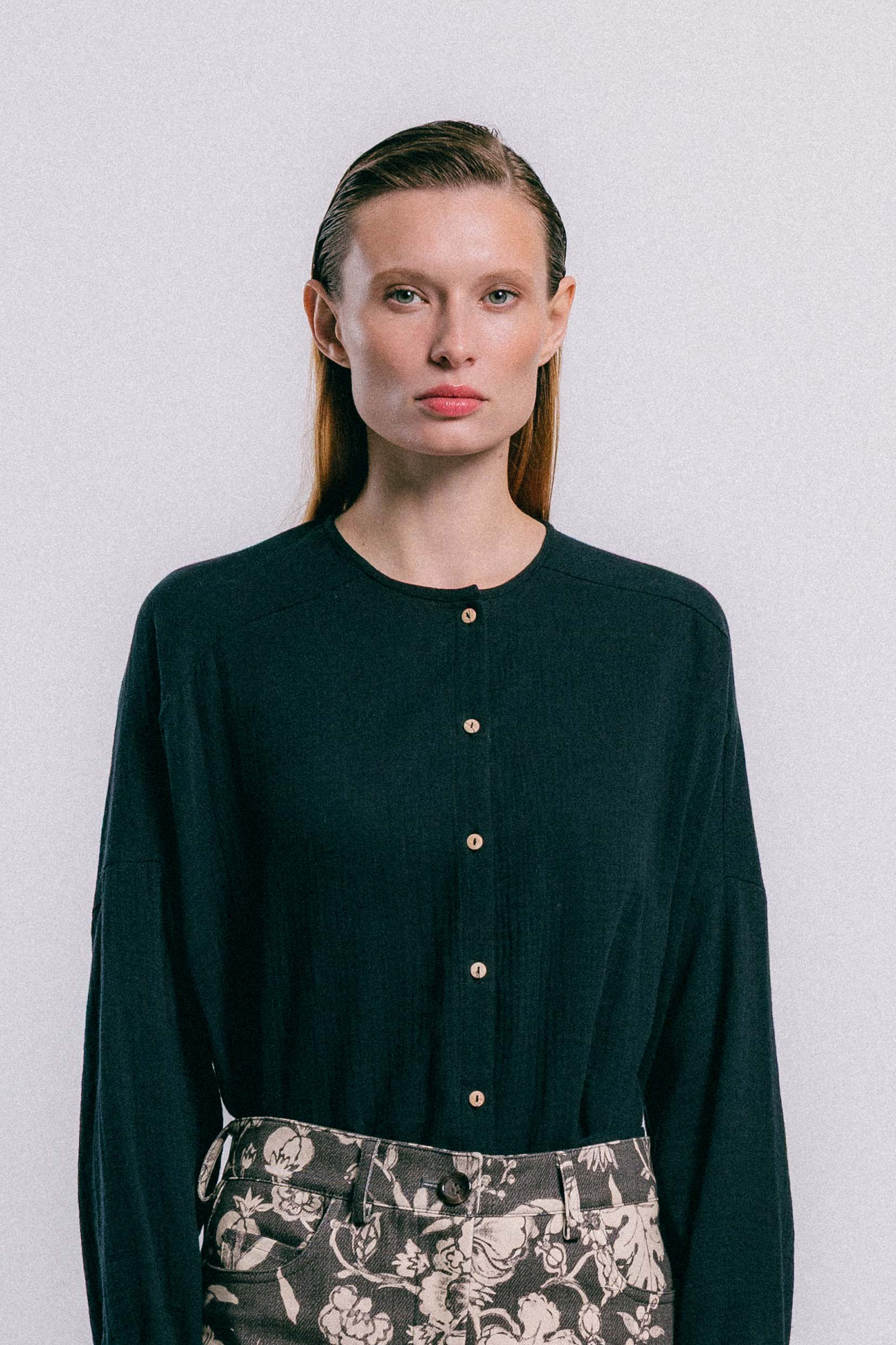 Blusa flux negra