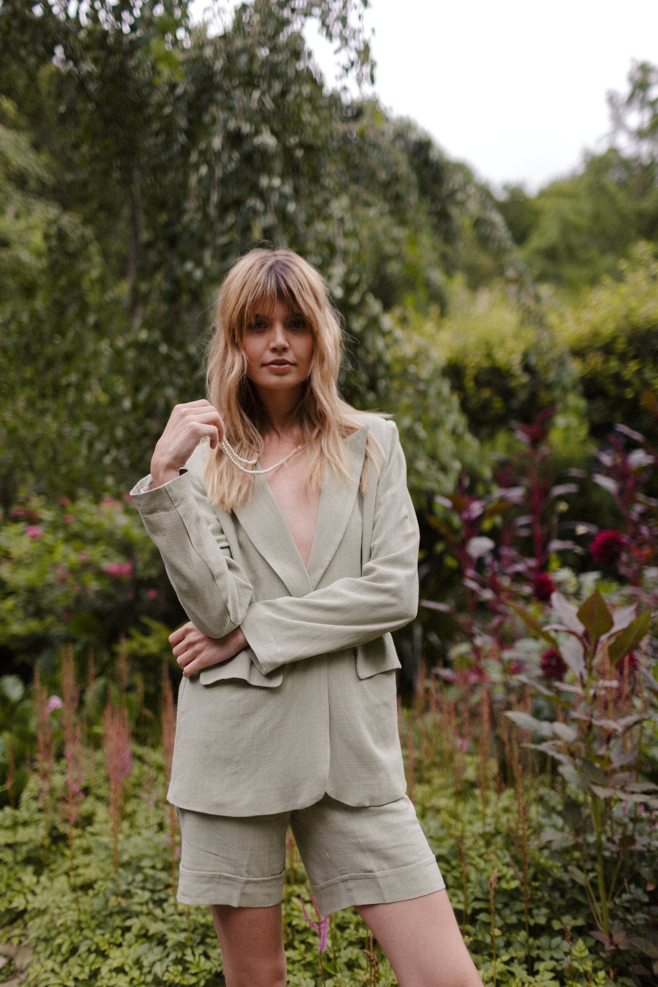 Mint linen MILLET blazer