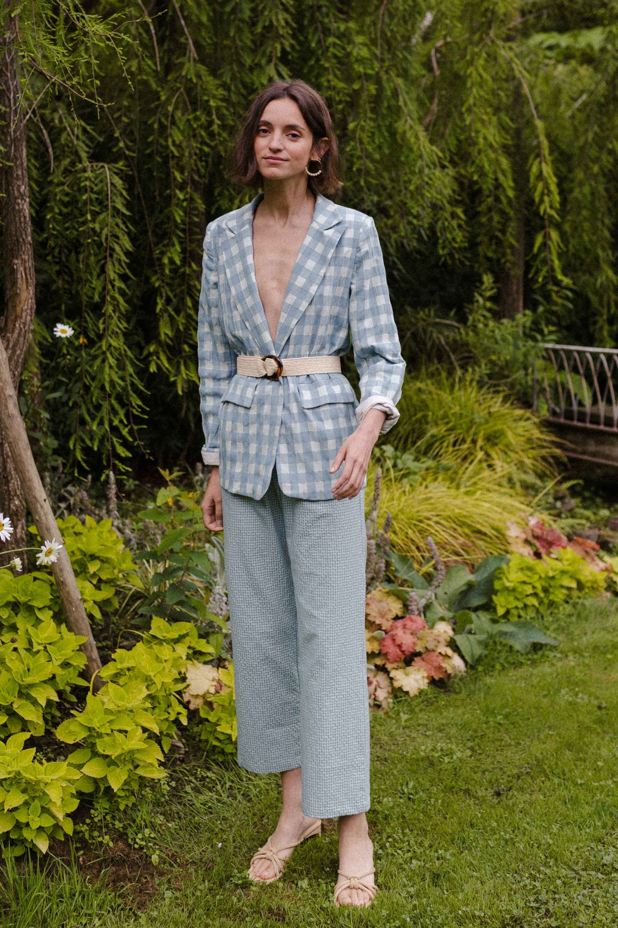 Pantalon vichy menthe MILLET