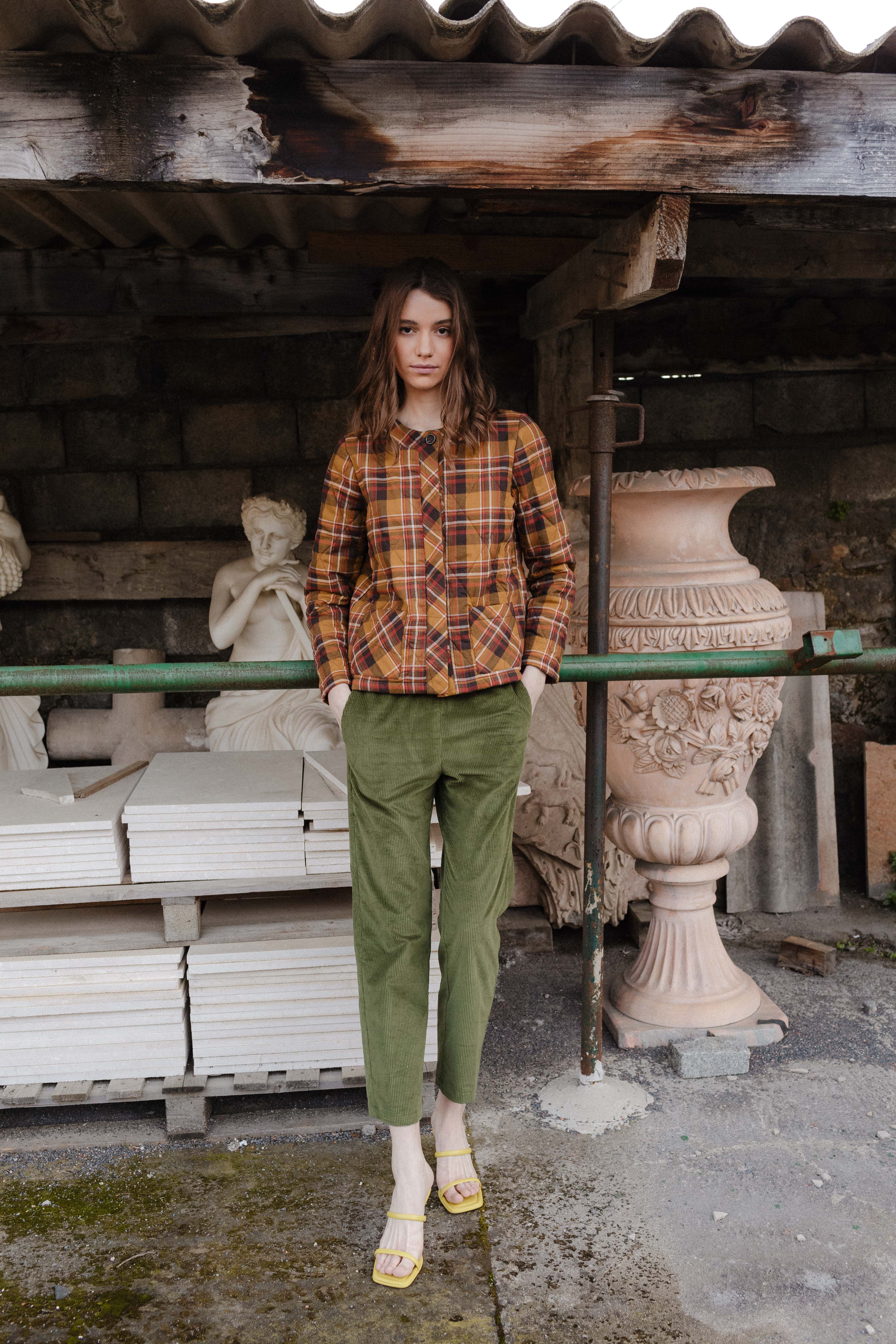 Chaqueta PIETRA acolchada cuadros