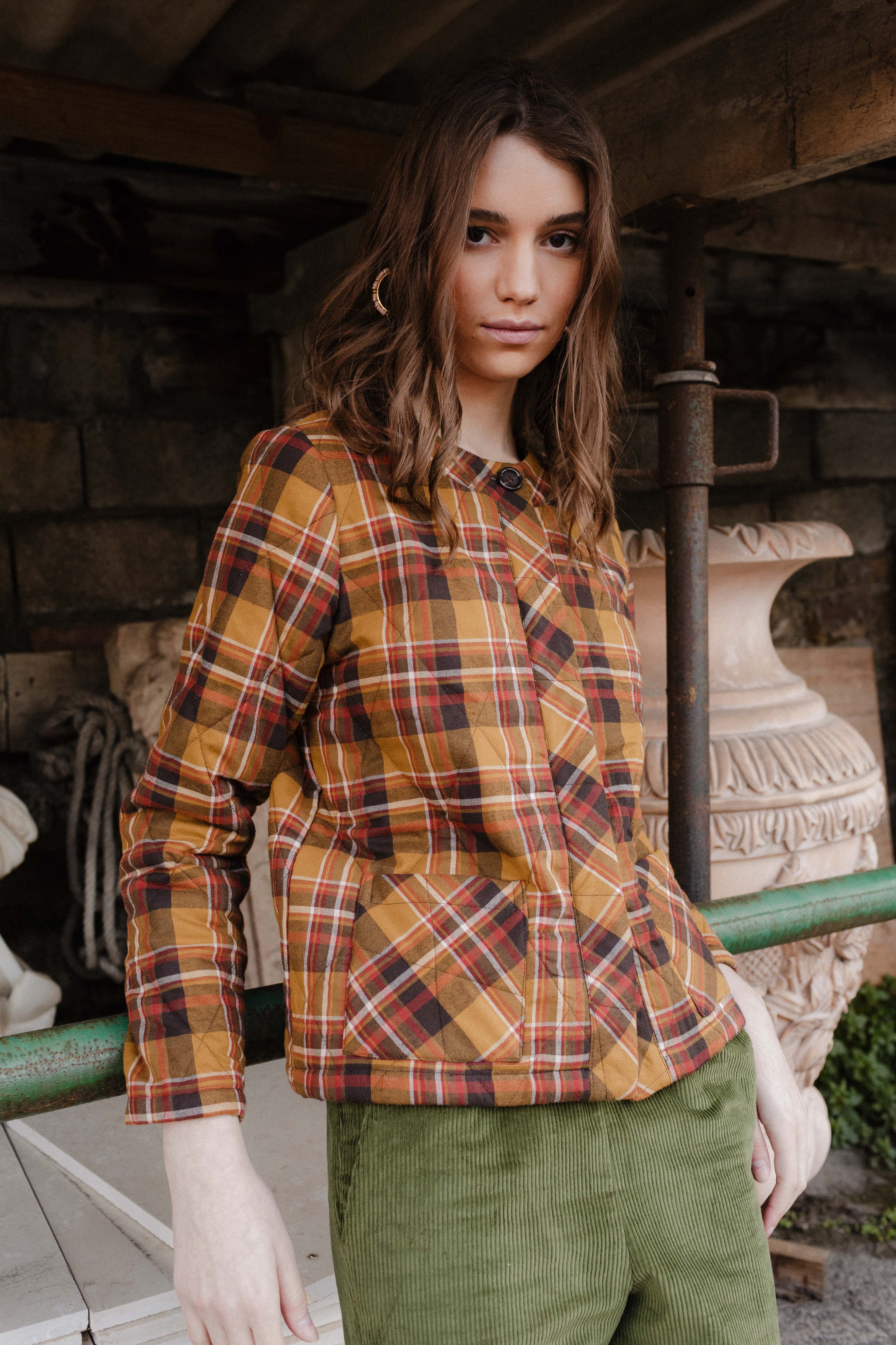 Chaqueta PIETRA acolchada cuadros