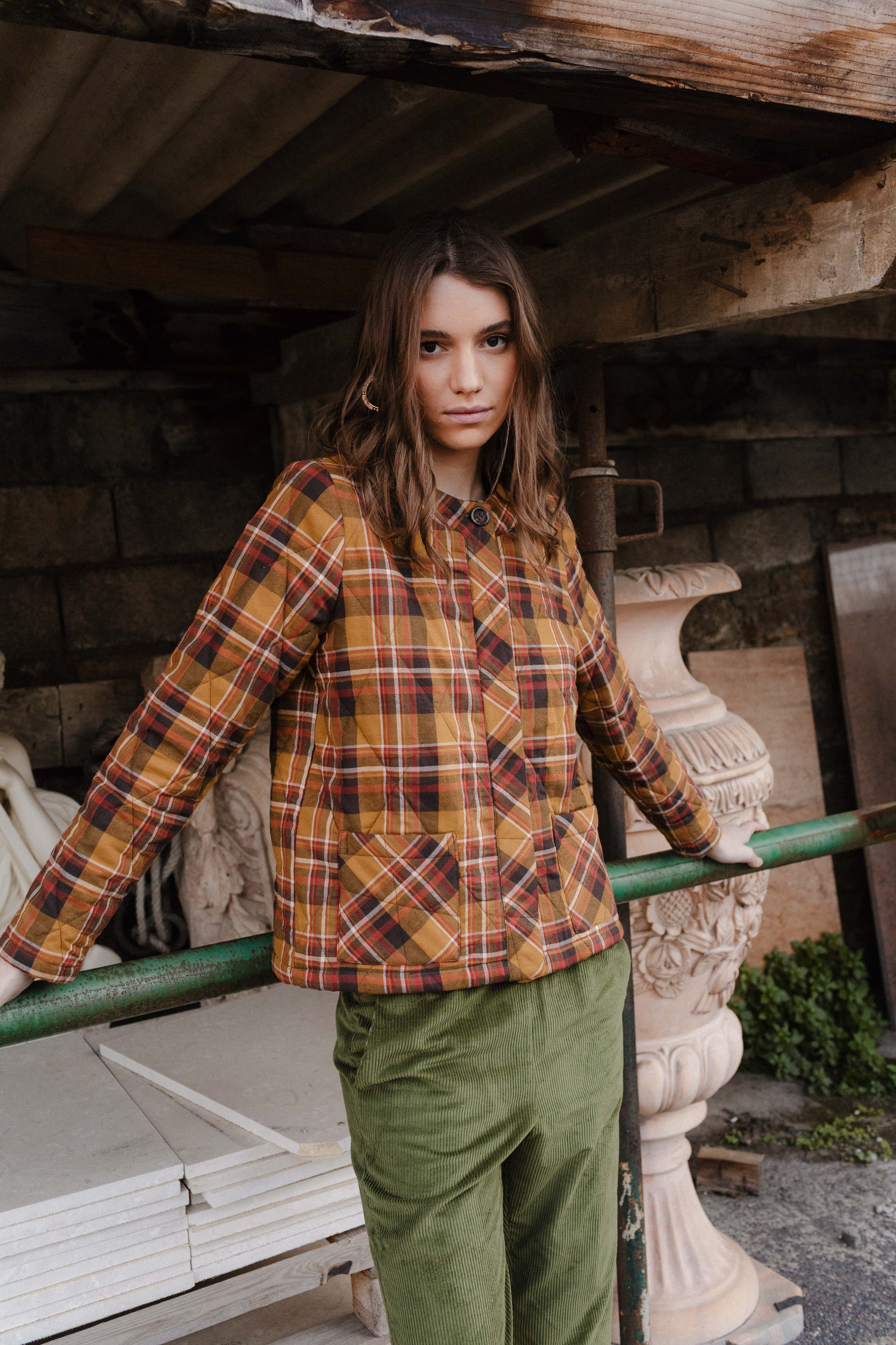 Chaqueta PIETRA acolchada cuadros