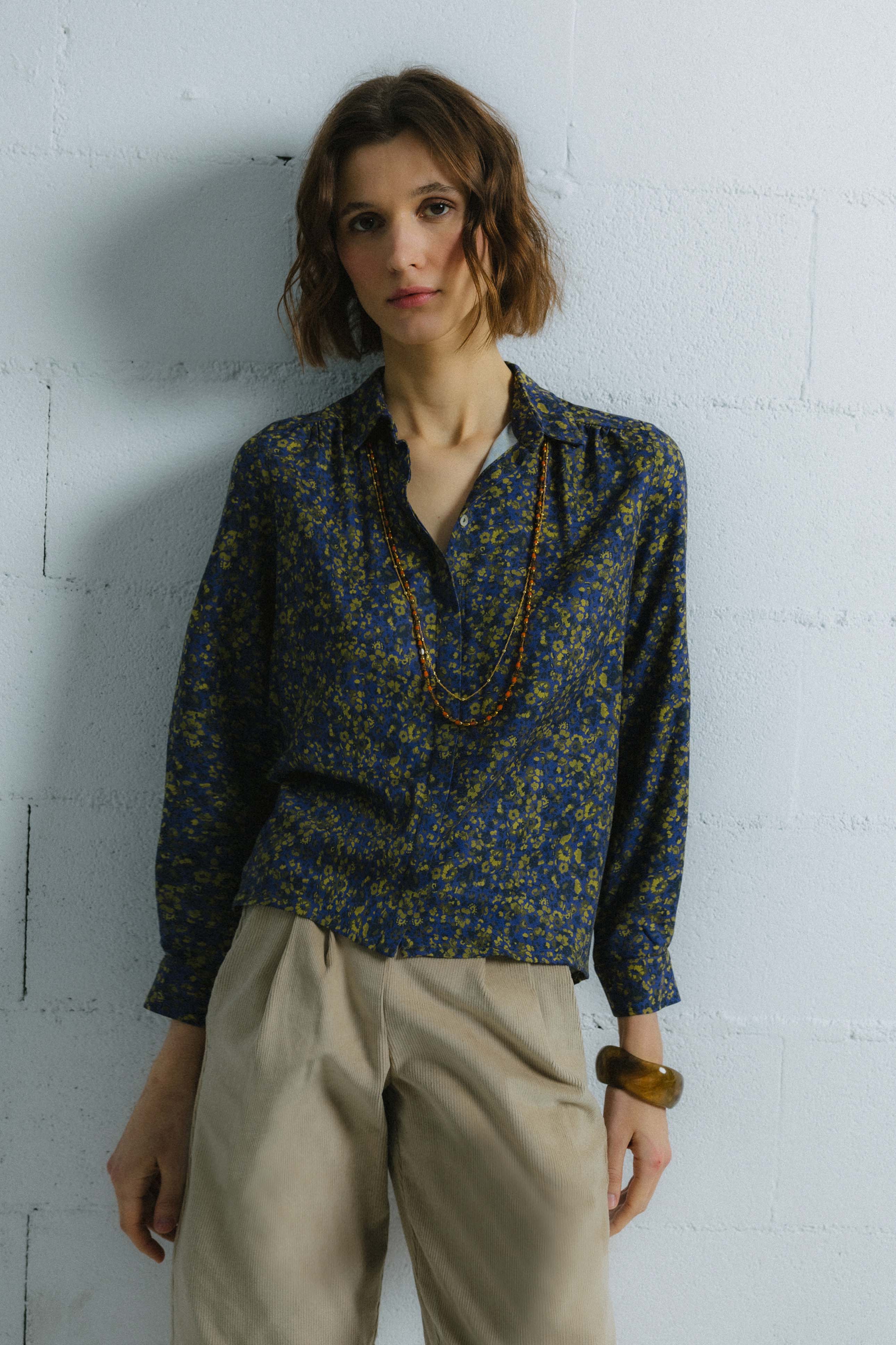 BLUSA PALMA MINI FLOWER PRINT