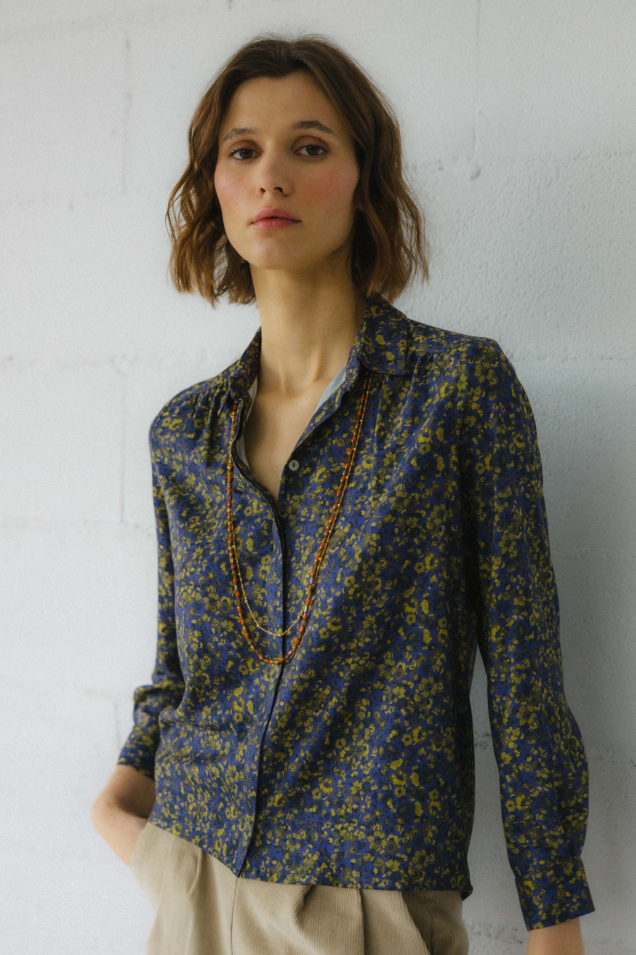 BLUSA PALMA MINI FLOWER PRINT
