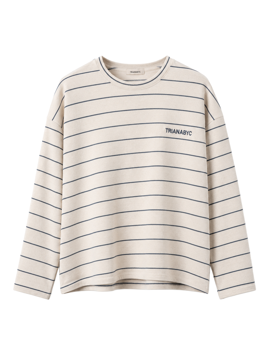 Camiseta rayas manga larga bordado TRIANABYC